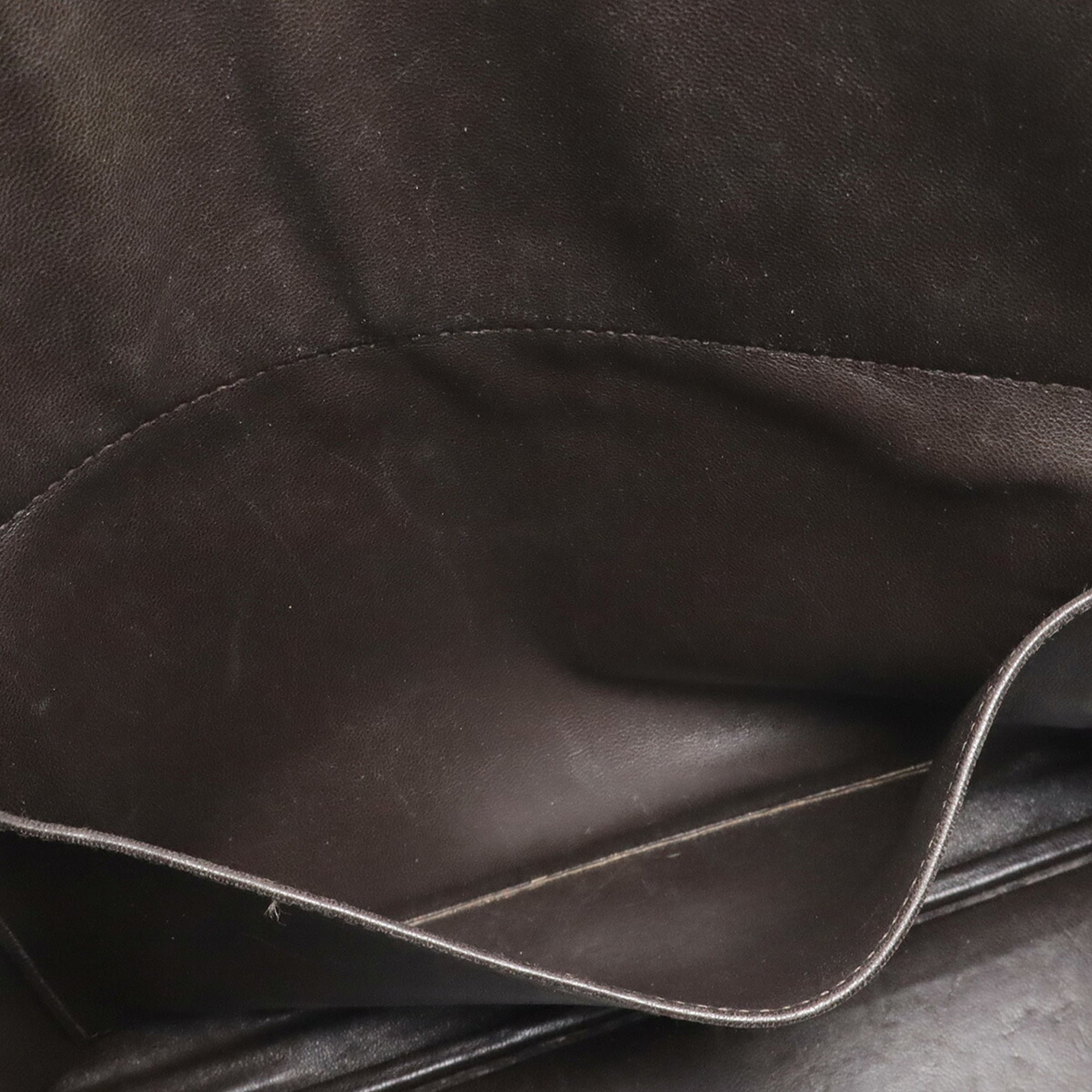 Hermes Brown Chocolat Multi-Color Box Calf Leather Handbag Tote Bag (Pre-Owned)