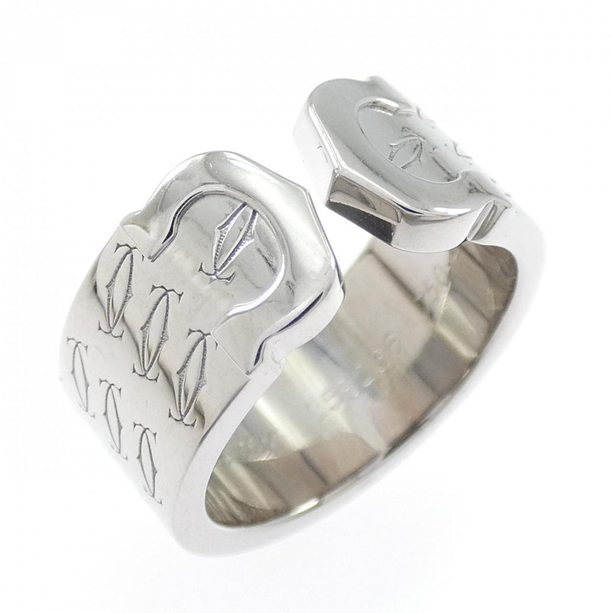 Cartier White Gold White Gold (18K) Band Ring (Pre-Owned)
