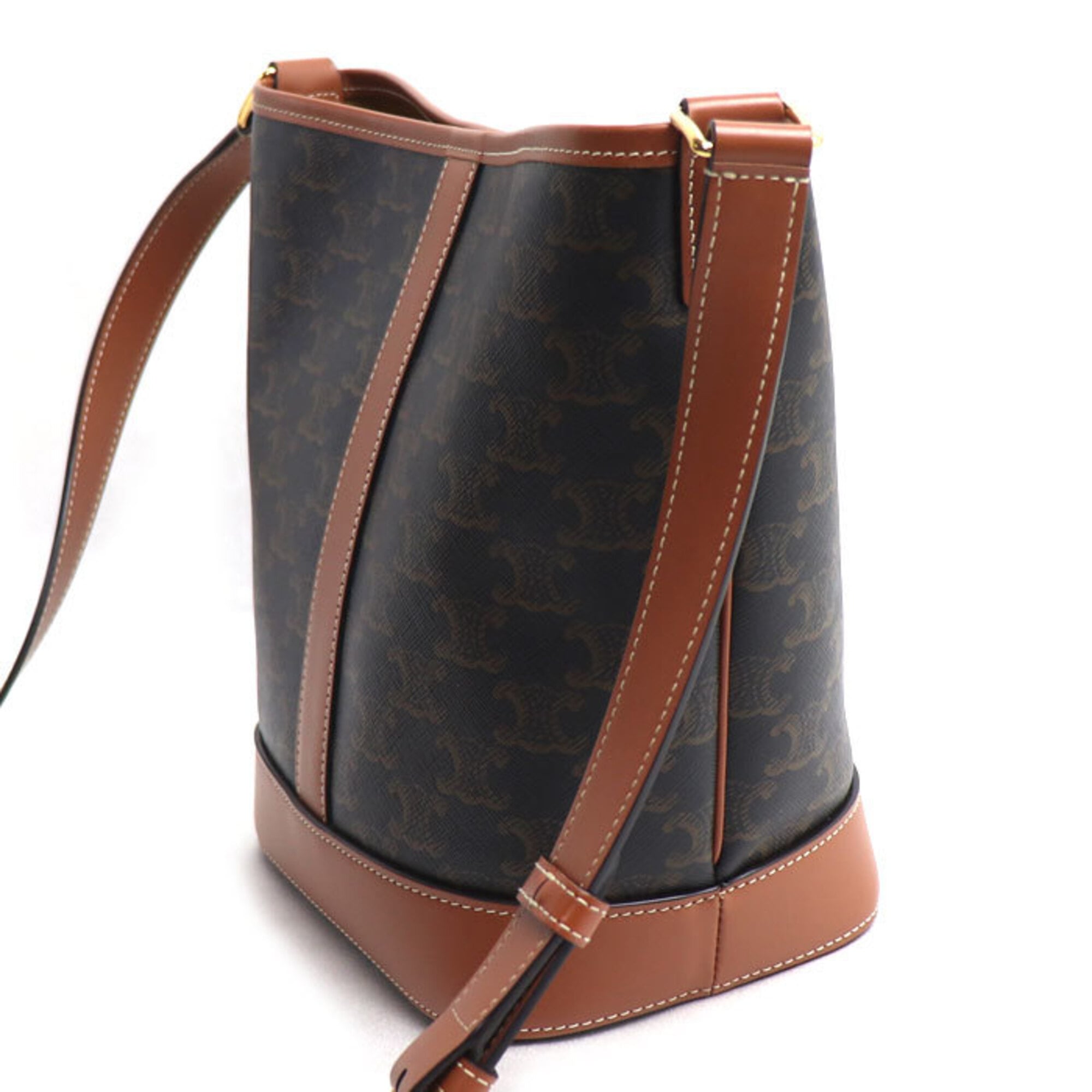 Celine Pvc Leather Basket Shoulder Bag (Pre-Owned)