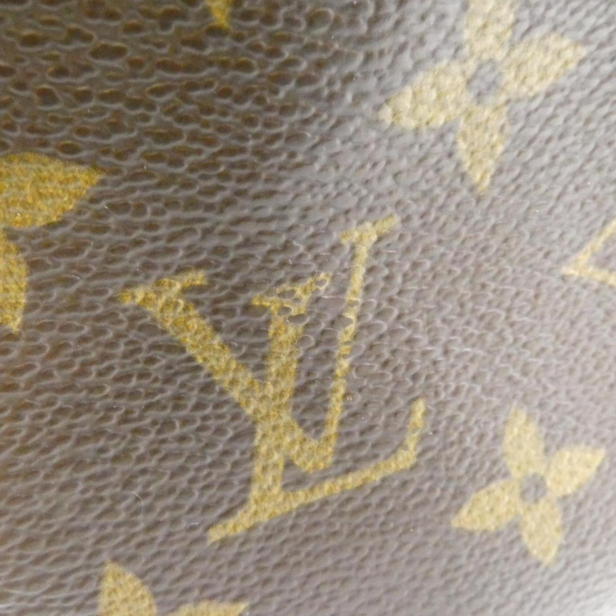 Louis Vuitton Marron Coated Canvas Shoulder Bag (Pre-Owned)