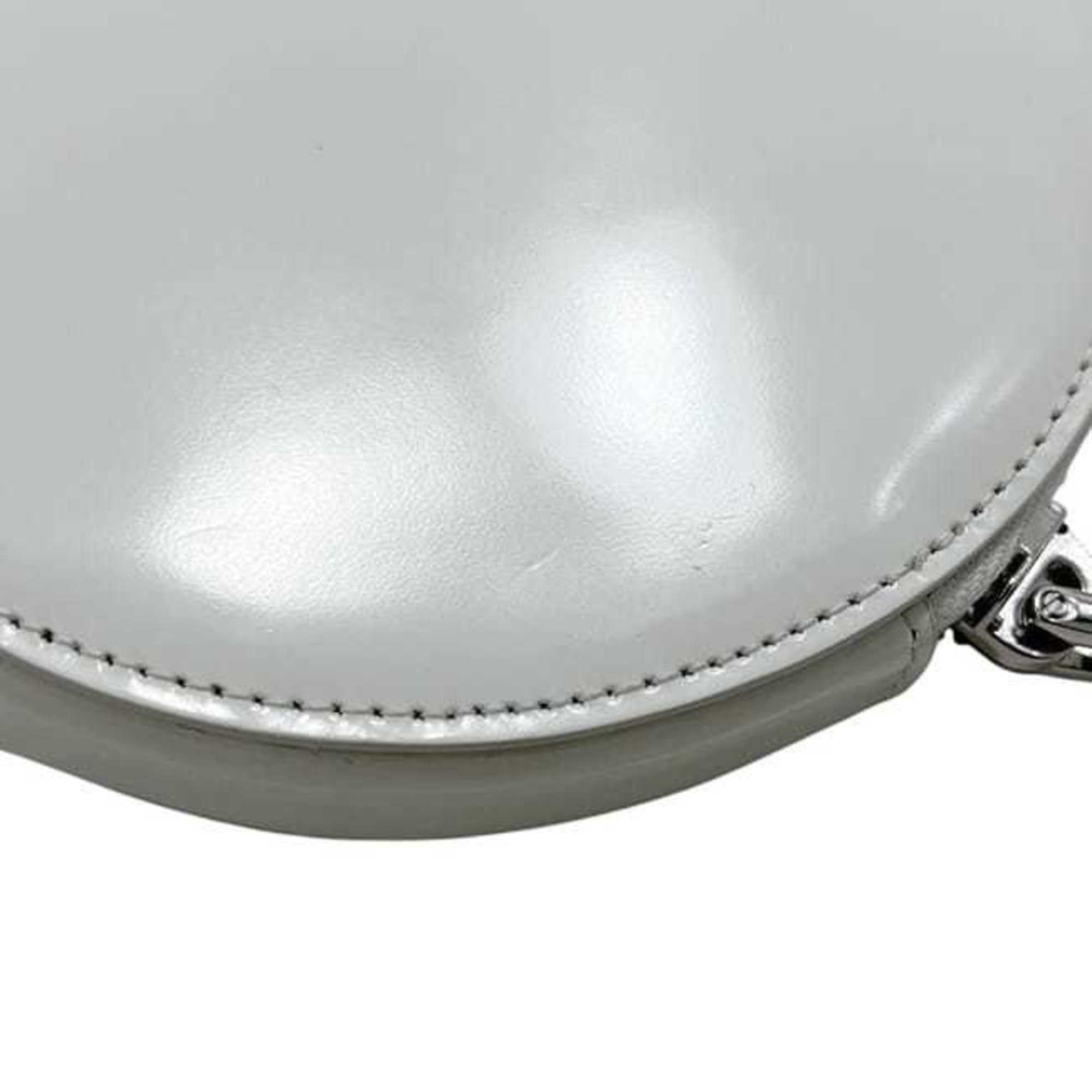 Prada White Leather Pochette Shoulder Bag (Pre-Owned)