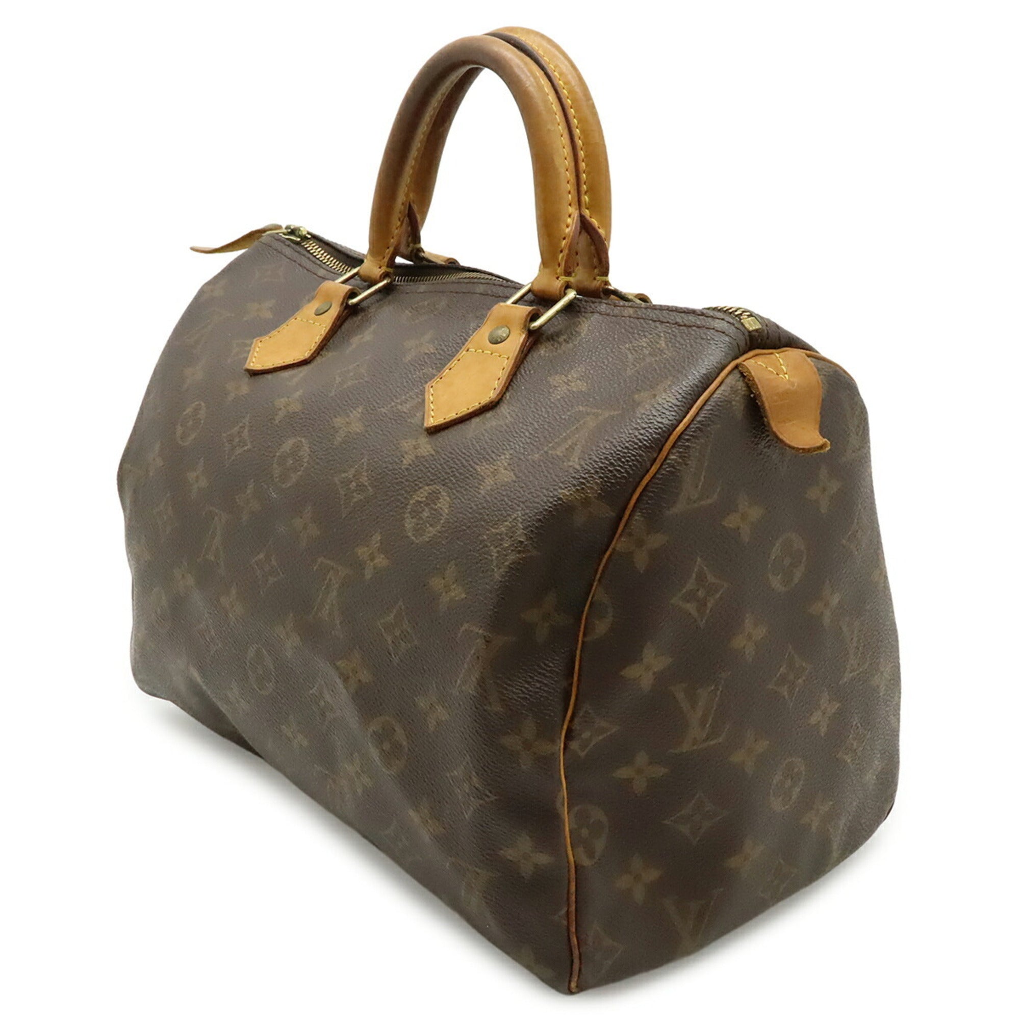 Louis Vuitton Brown Monogram Canvas Pvc Coated Canvas Handbag (Pre-Owned)