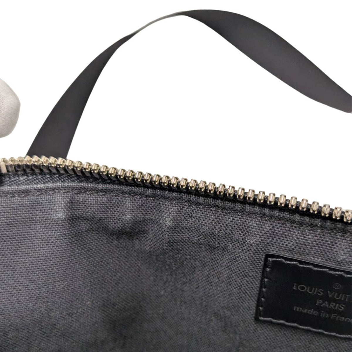 Louis Vuitton Black Damier Graphite White Damier Graphite Handbag Shoulder Bag (Pre-Owned)