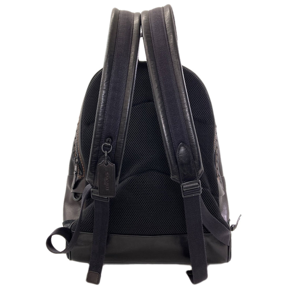 Coach Black Leather Backpack (Pre-Owned)