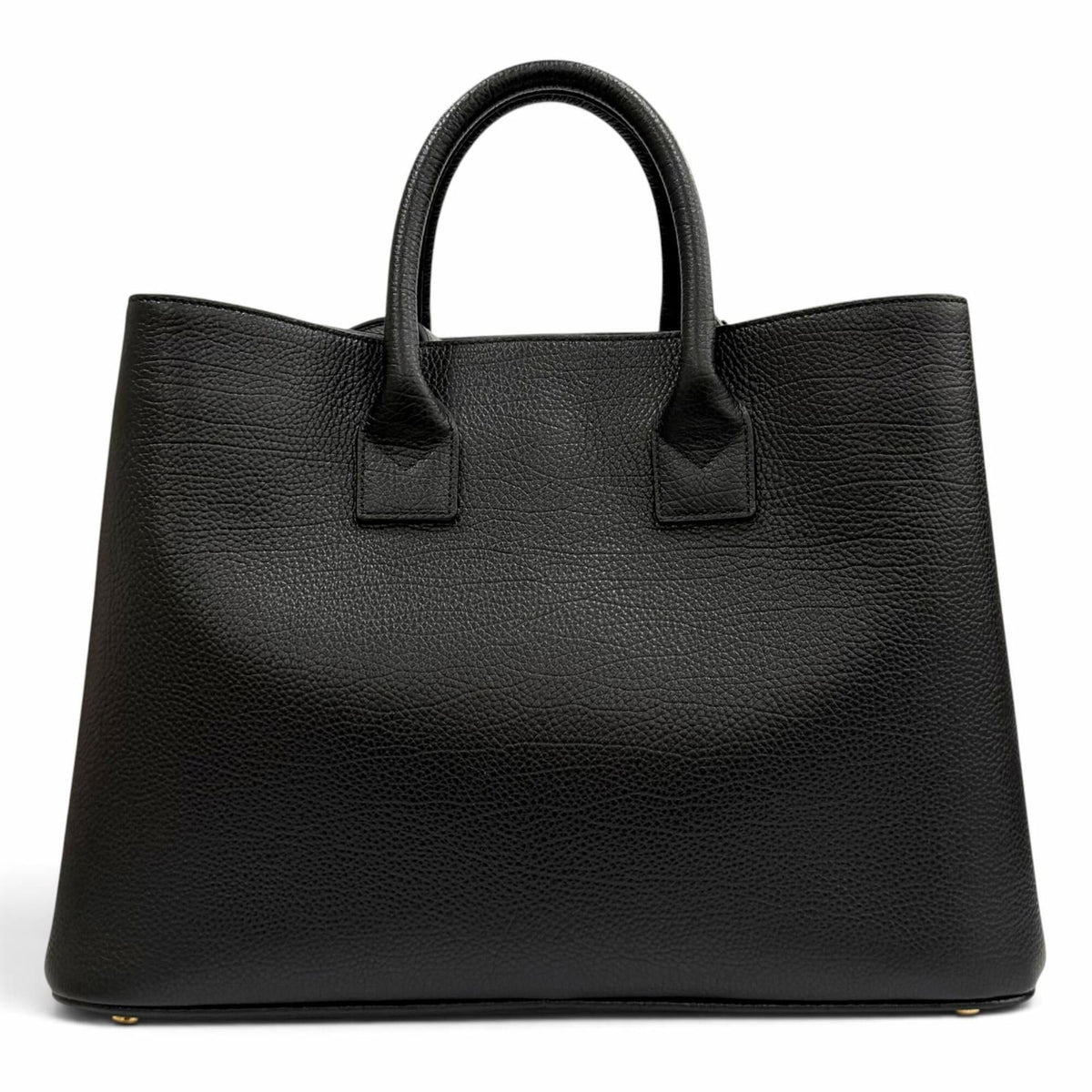 Burberry Black Leather Handbag (Pre-Owned)