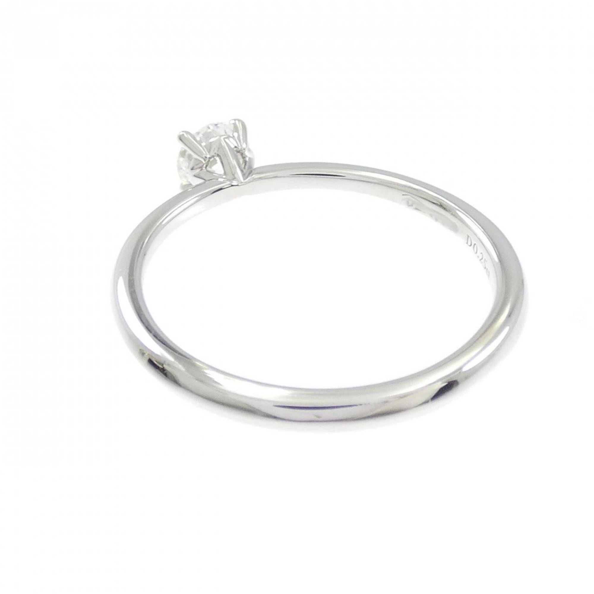Tiffany Platinum Platinum 950 Band Ring (Pre-Owned)