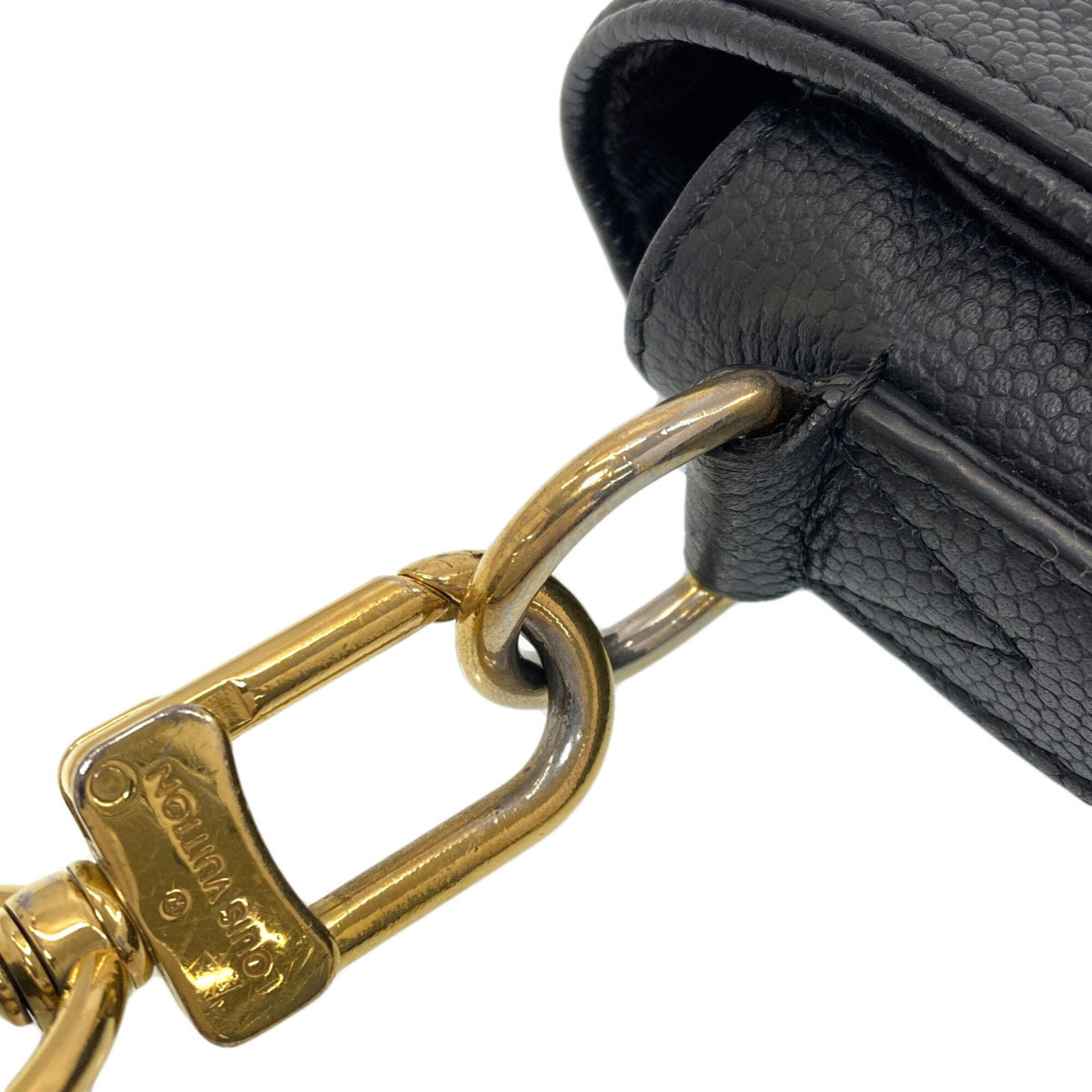 Louis Vuitton Empreinte Black Messenger Bag Shoulder Bag (Pre-Owned)