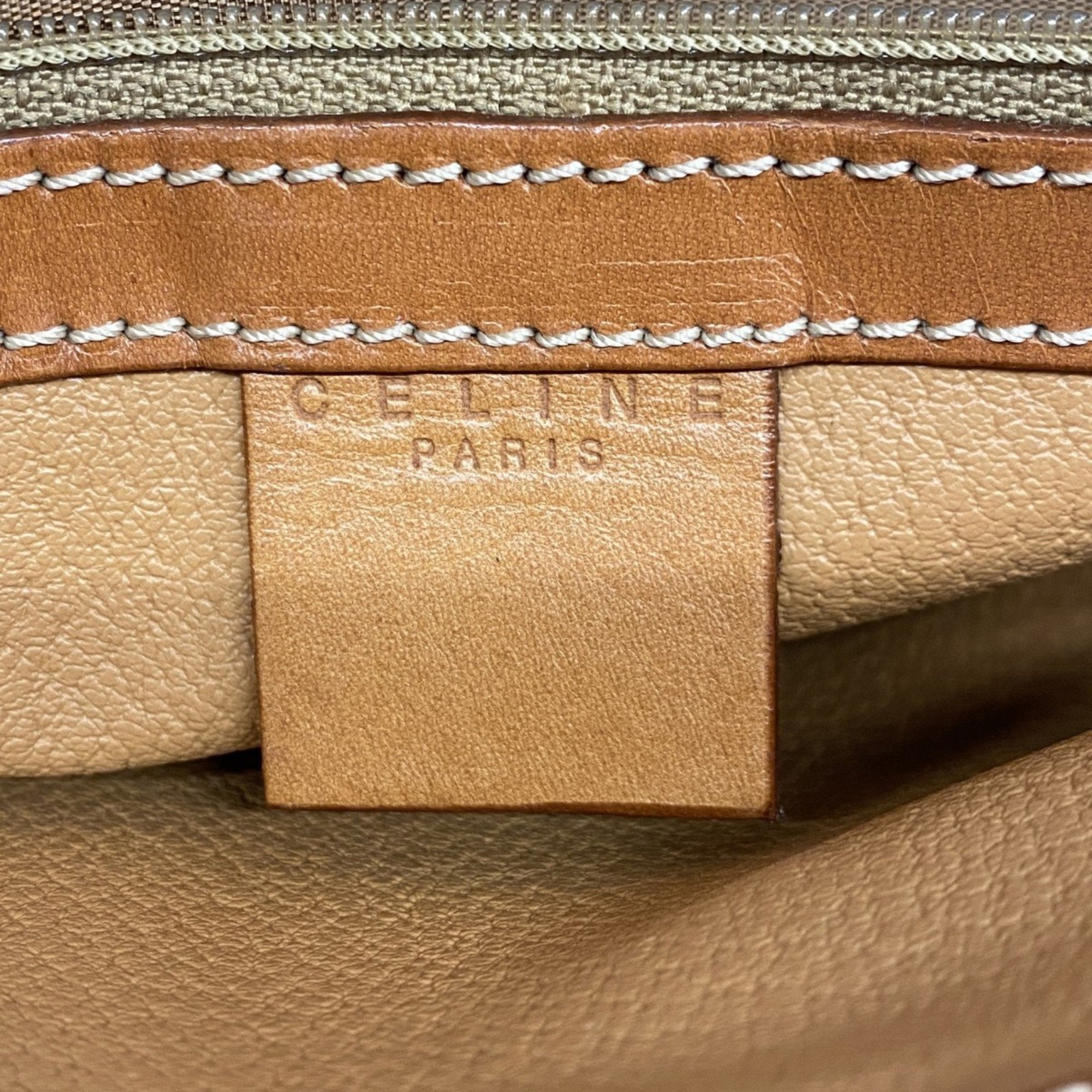 Celine Brown Pvc Tote Bag (Pre-Owned)