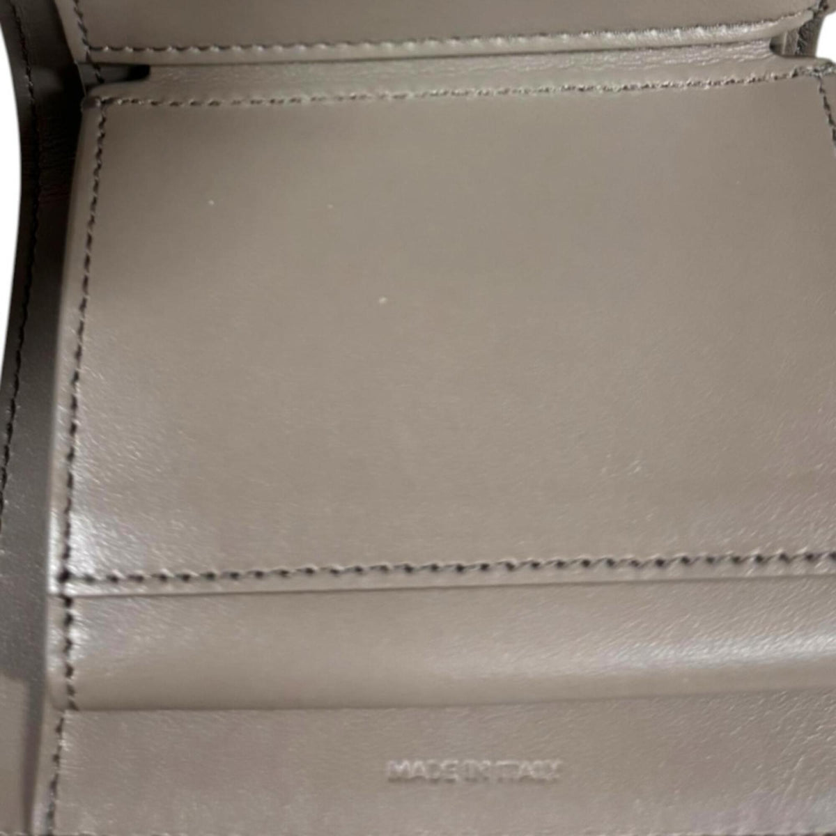 Celine Beige Leather Wallet (Tri-Fold) (Pre-Owned)