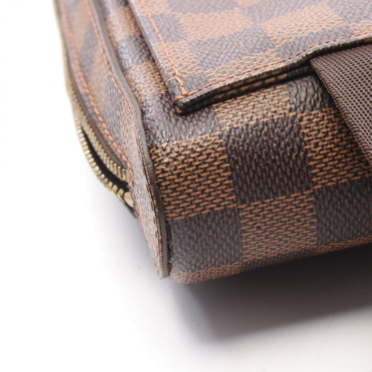 Louis Vuitton Brown Damier Canvas Coated Canvas Fanny Pack Handbag (Pre-Owned)