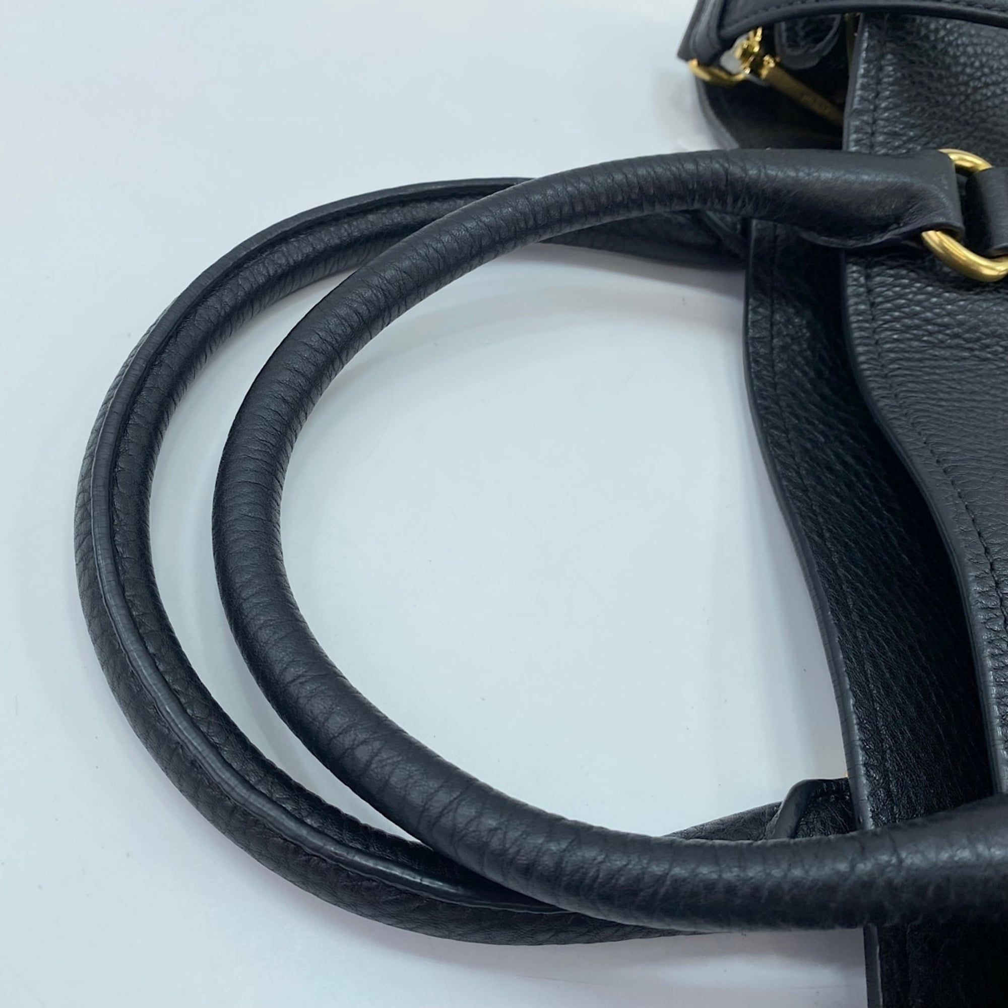 Prada Black Handbag Shoulder Bag (Pre-Owned)