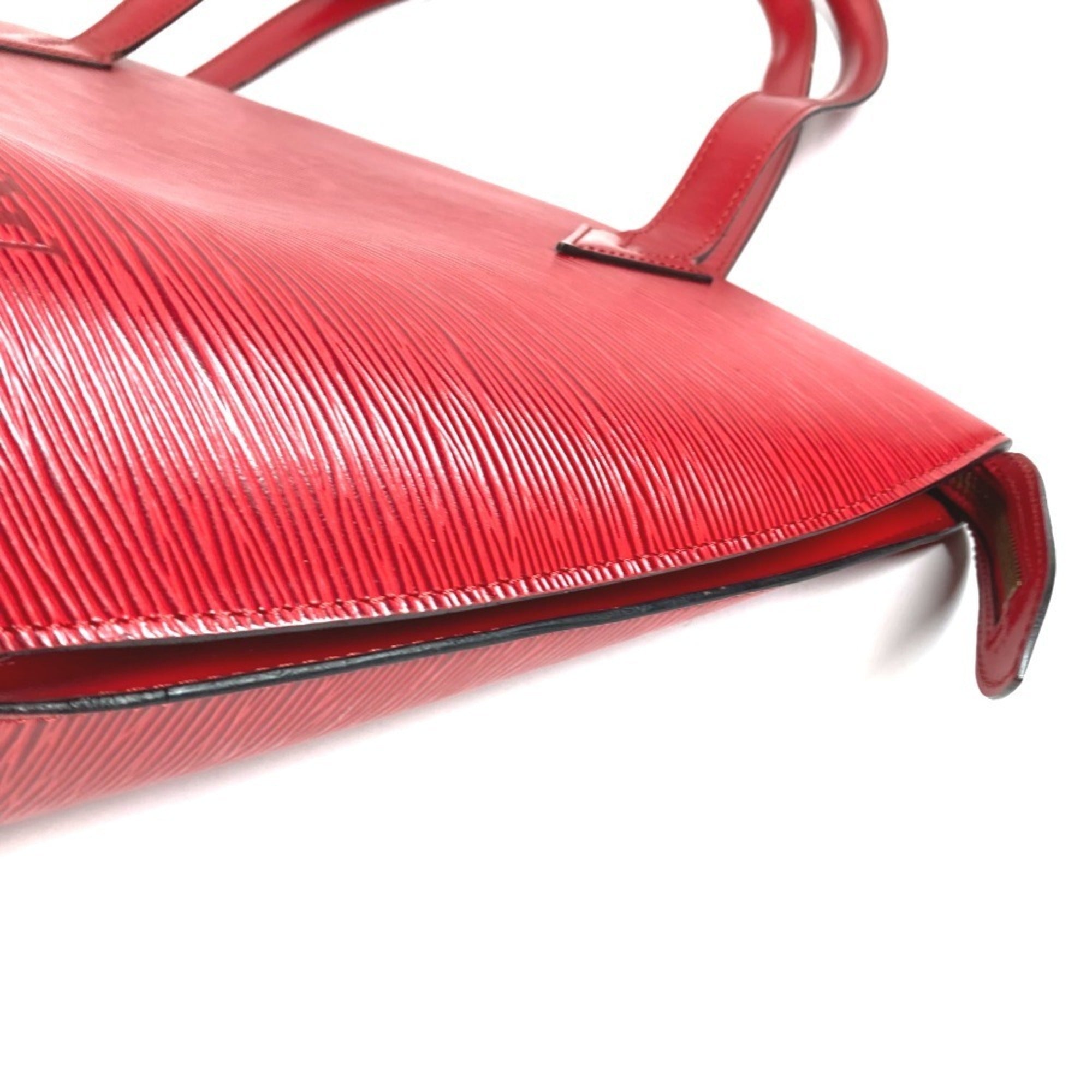 Louis Vuitton Castilian Red Red Color Epi Leather Shoulder Bag (Pre-Owned)