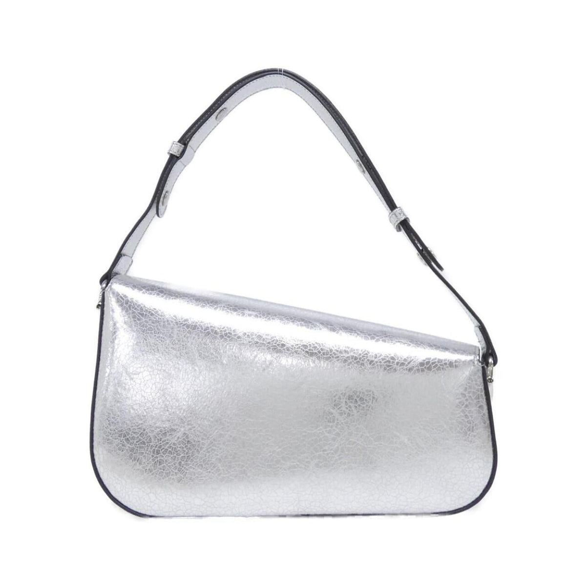 Gucci Silver Leather Shoulder Bag (Pre-Owned)