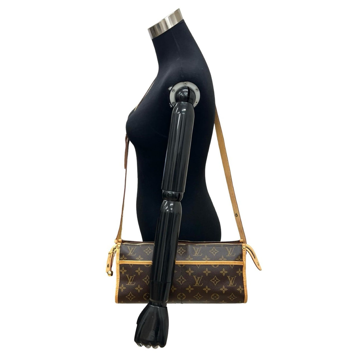 Louis Vuitton Brown Leather Pvc Pochette Shoulder Bag (Pre-Owned)