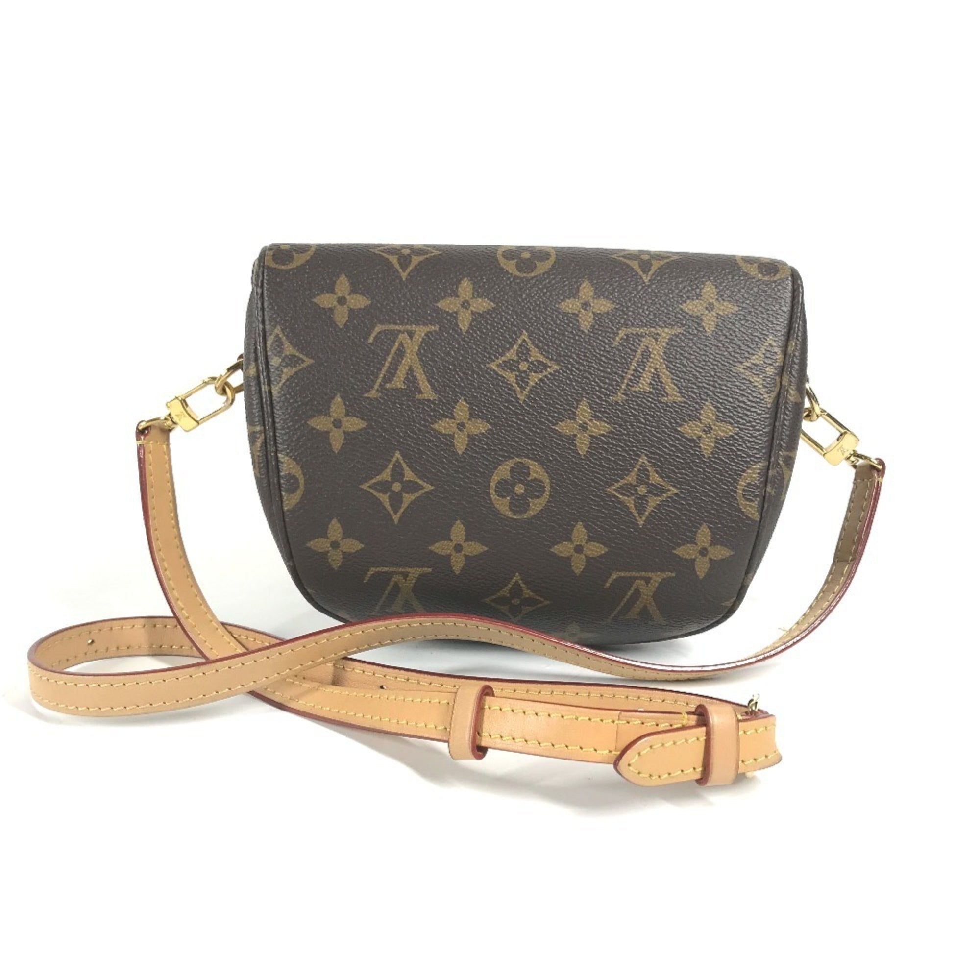 Louis Vuitton Brown Monogram Monogram Pochette Shoulder Bag Sling Bag (Pre-Owned)