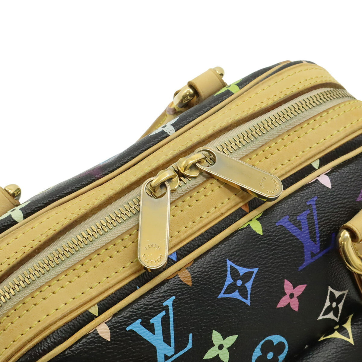 Louis Vuitton Black Monogram Multi-Color Noir Monogram Multicolore Handbag (Pre-Owned)