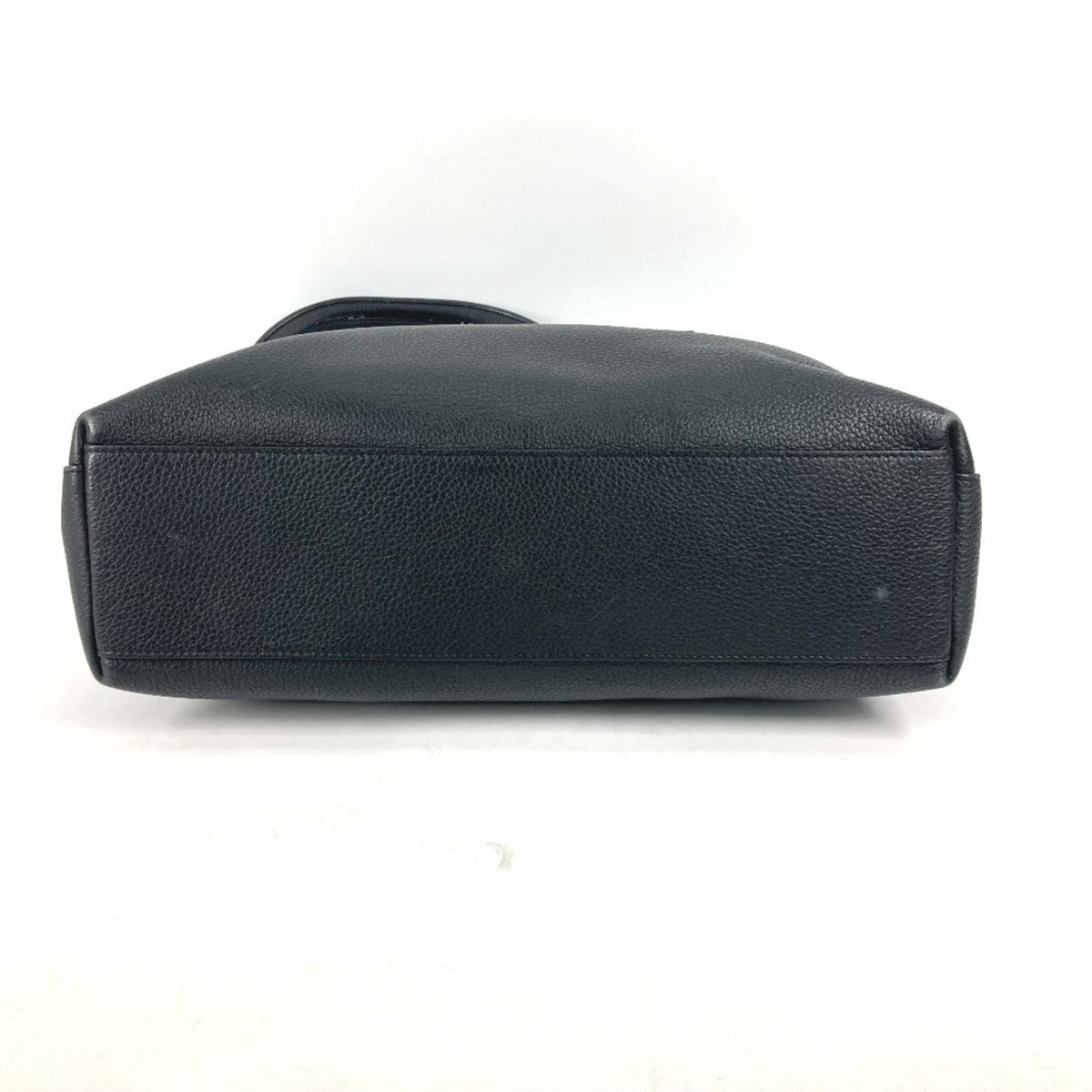 Louis Vuitton Black Noir Leather Shoulder Bag Tote Bag (Pre-Owned)
