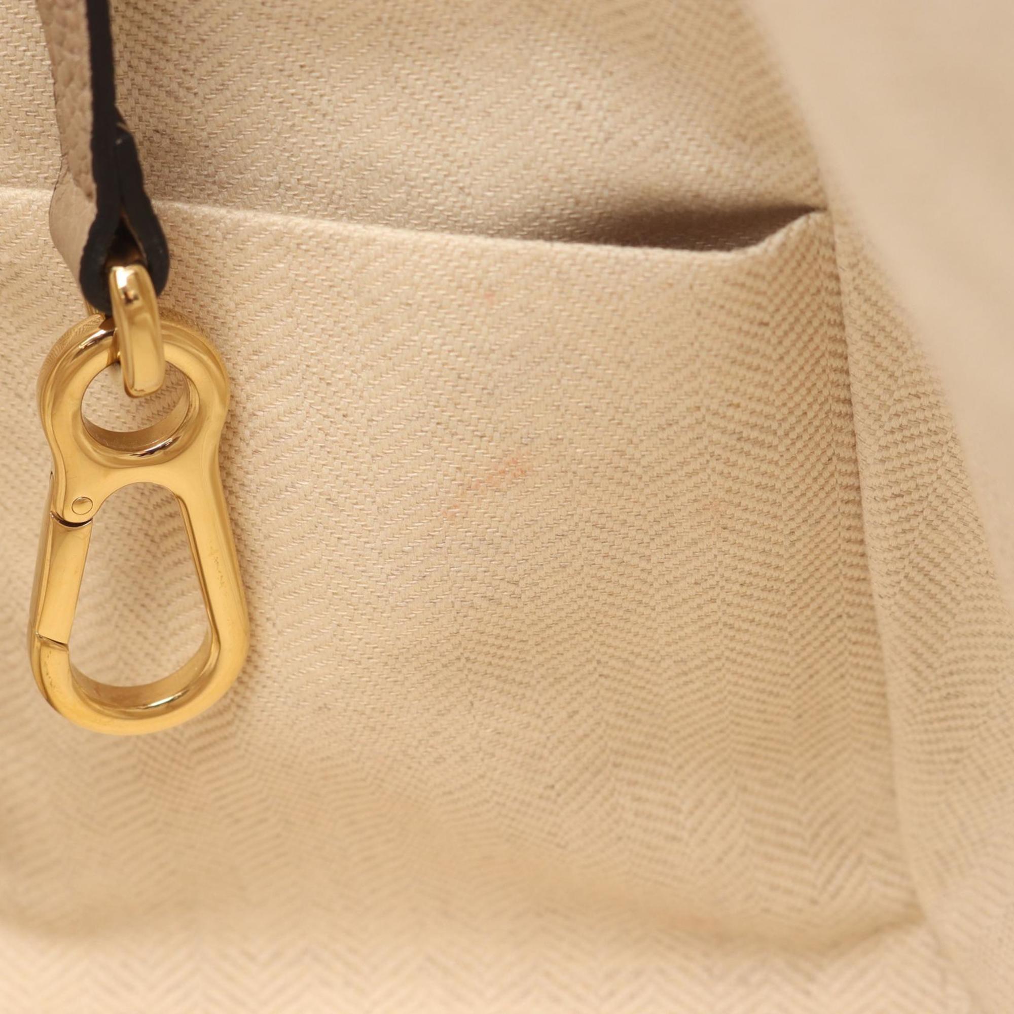 Loewe Beige Brown Leather Handbag (Pre-Owned)