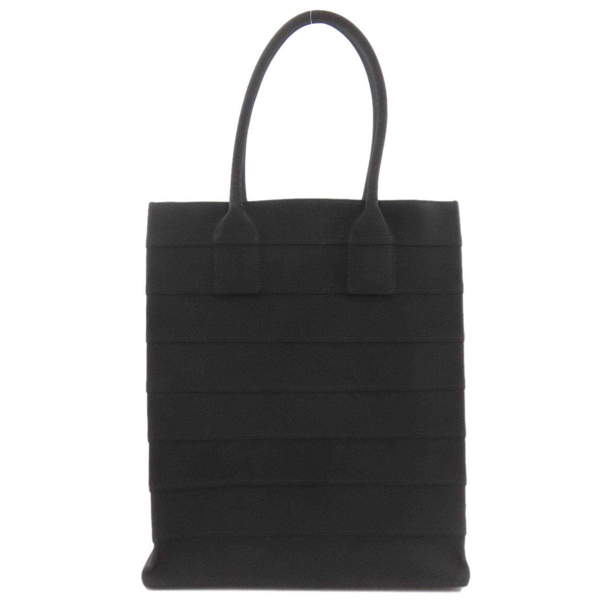 Salvatore Ferragamo Black Canvas Tote Bag (Pre-Owned)