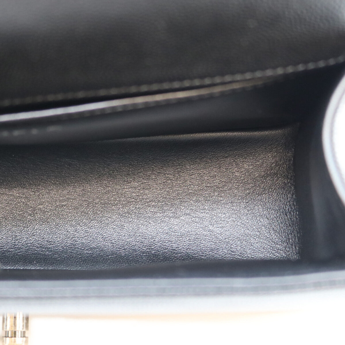Chanel Black Grained Calfskin Shoulder Bag (Pre-Owned)