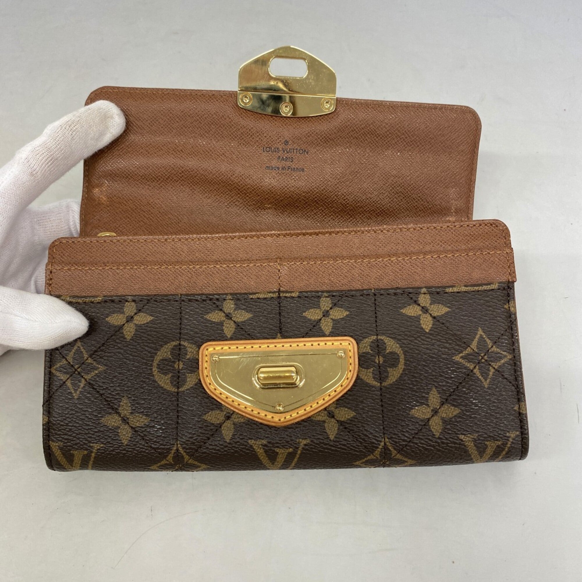 Louis Vuitton Brown Long Wallet (Bi-Fold) (Pre-Owned)