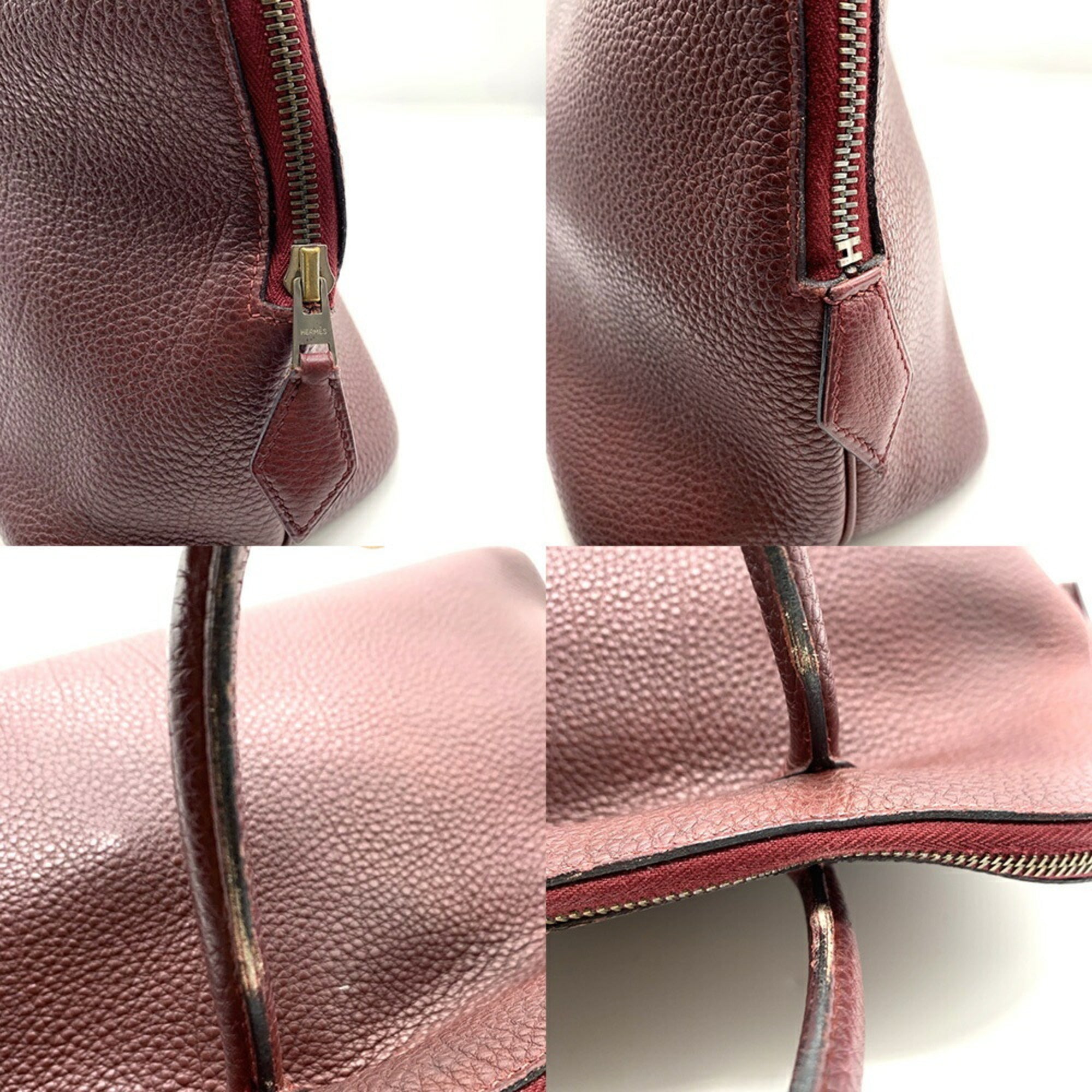 Hermes Bolide Bordeaux Togo Leather Handbag (Pre-Owned)