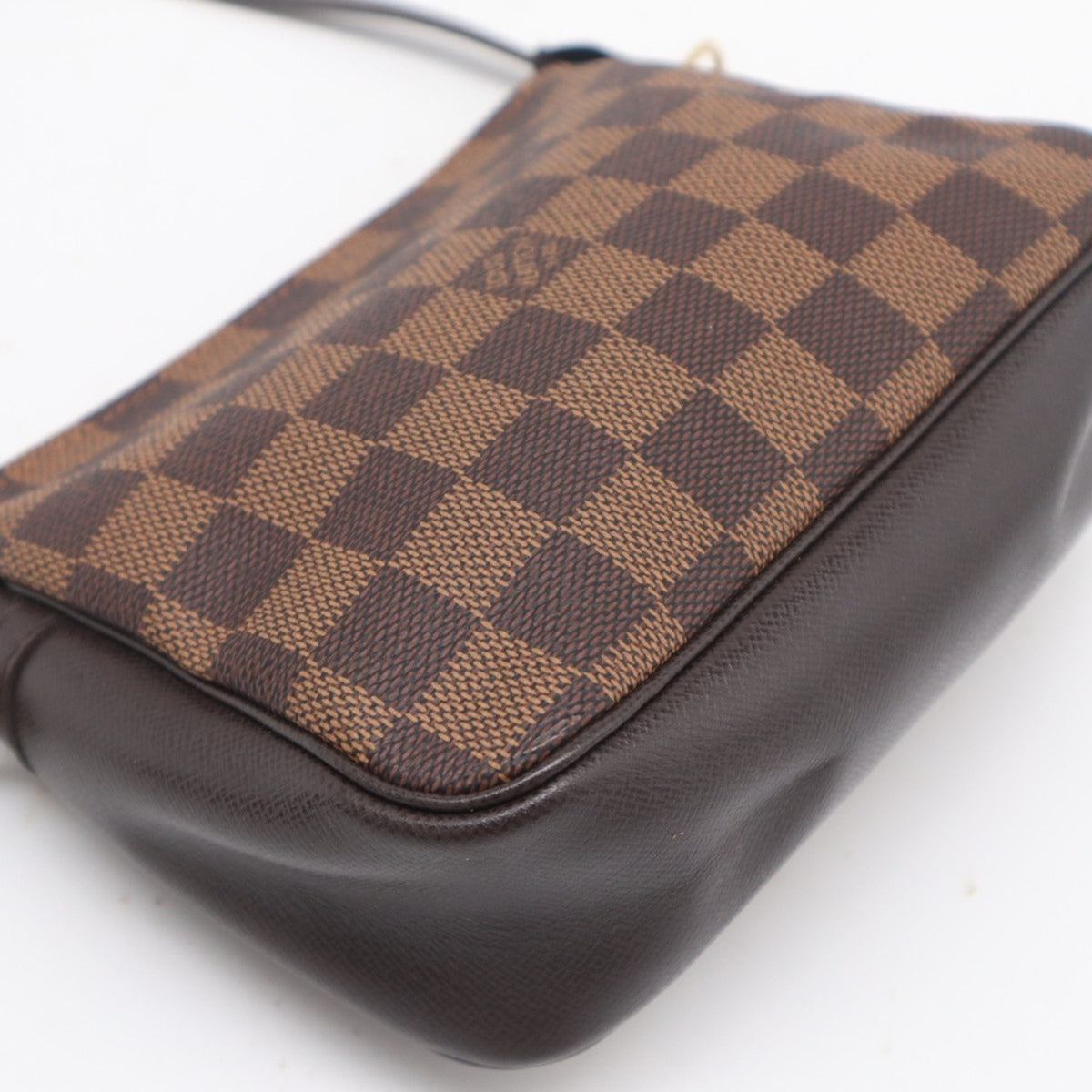 Louis Vuitton Damier Brown Coated Canvas Leather Handbag (Pre-Owned)