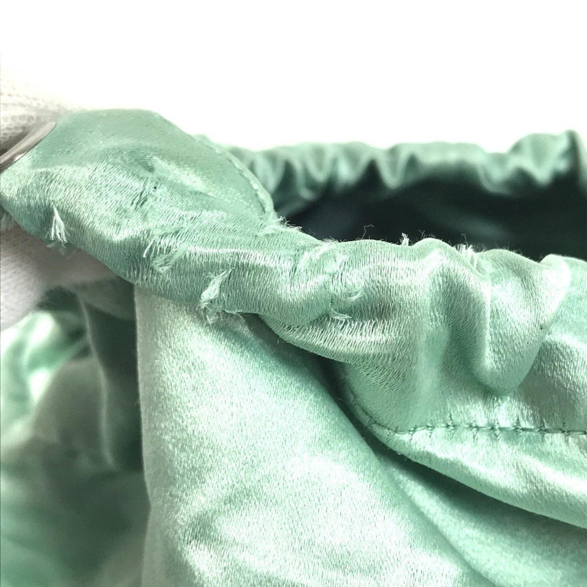 Prada Green Satin Backpack (Pre-Owned)