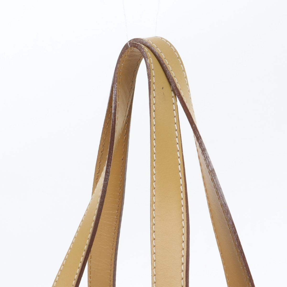 Burberry Camel Leather Handbag Shoulder Bag Tote Bag (Pre-Owned)