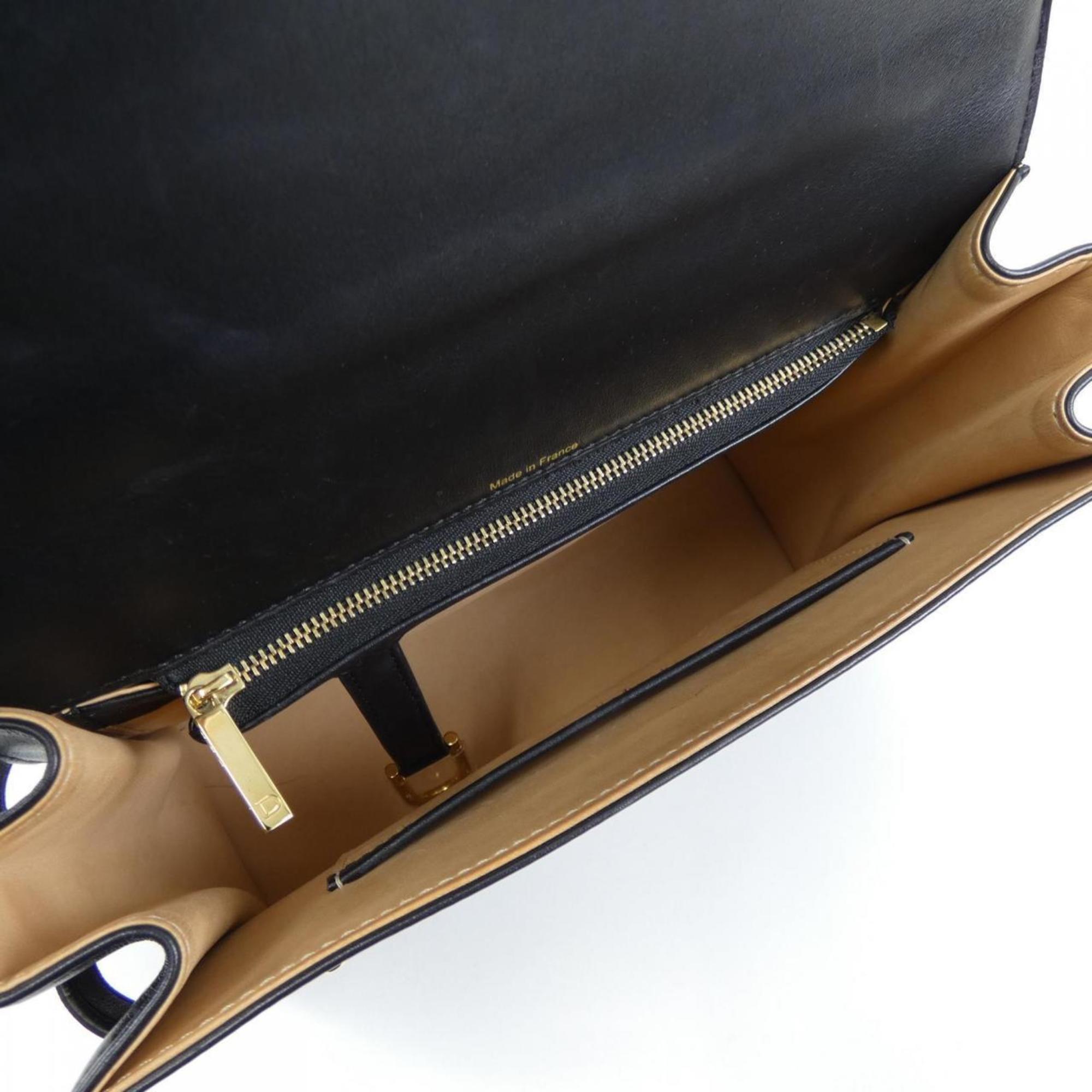Delvaux Black Handbag (Pre-Owned)