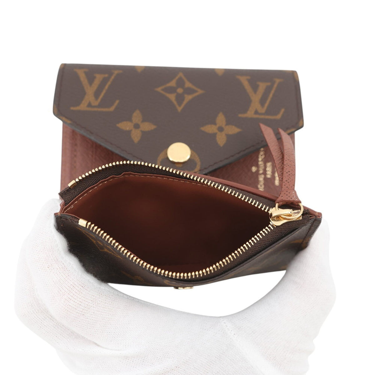 Louis Vuitton Monogram Brown Monogram Wallet (Tri-Fold) (Pre-Owned)