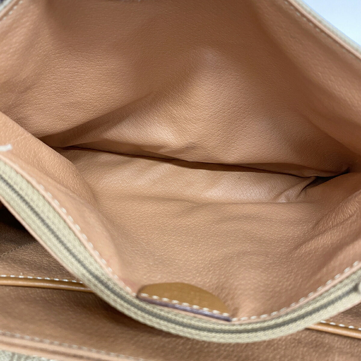 Celine Beige Brown Pvc Shoulder Bag (Pre-Owned)