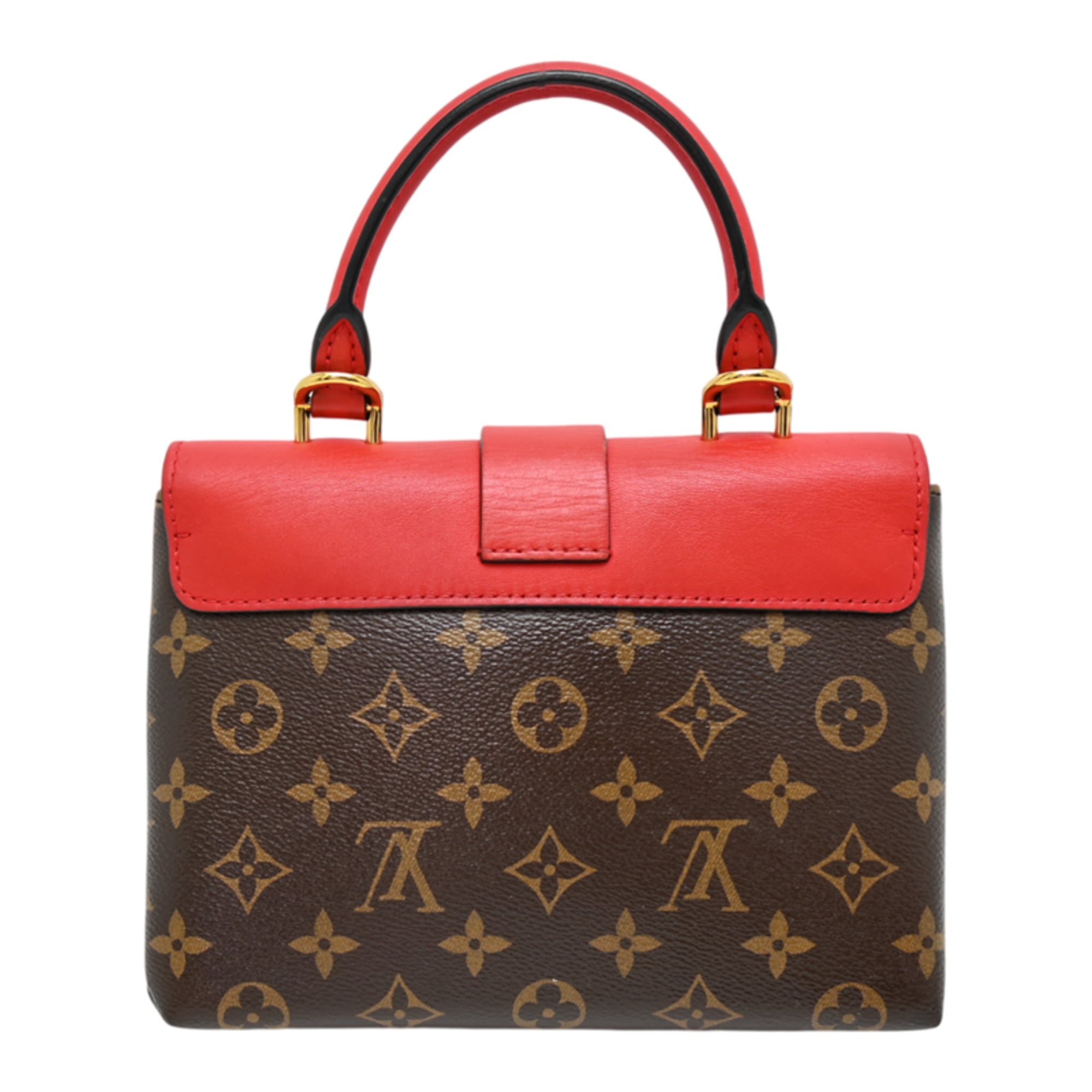 Louis Vuitton Brown Coquelicots Monogram Leather Handbag (Pre-Owned)
