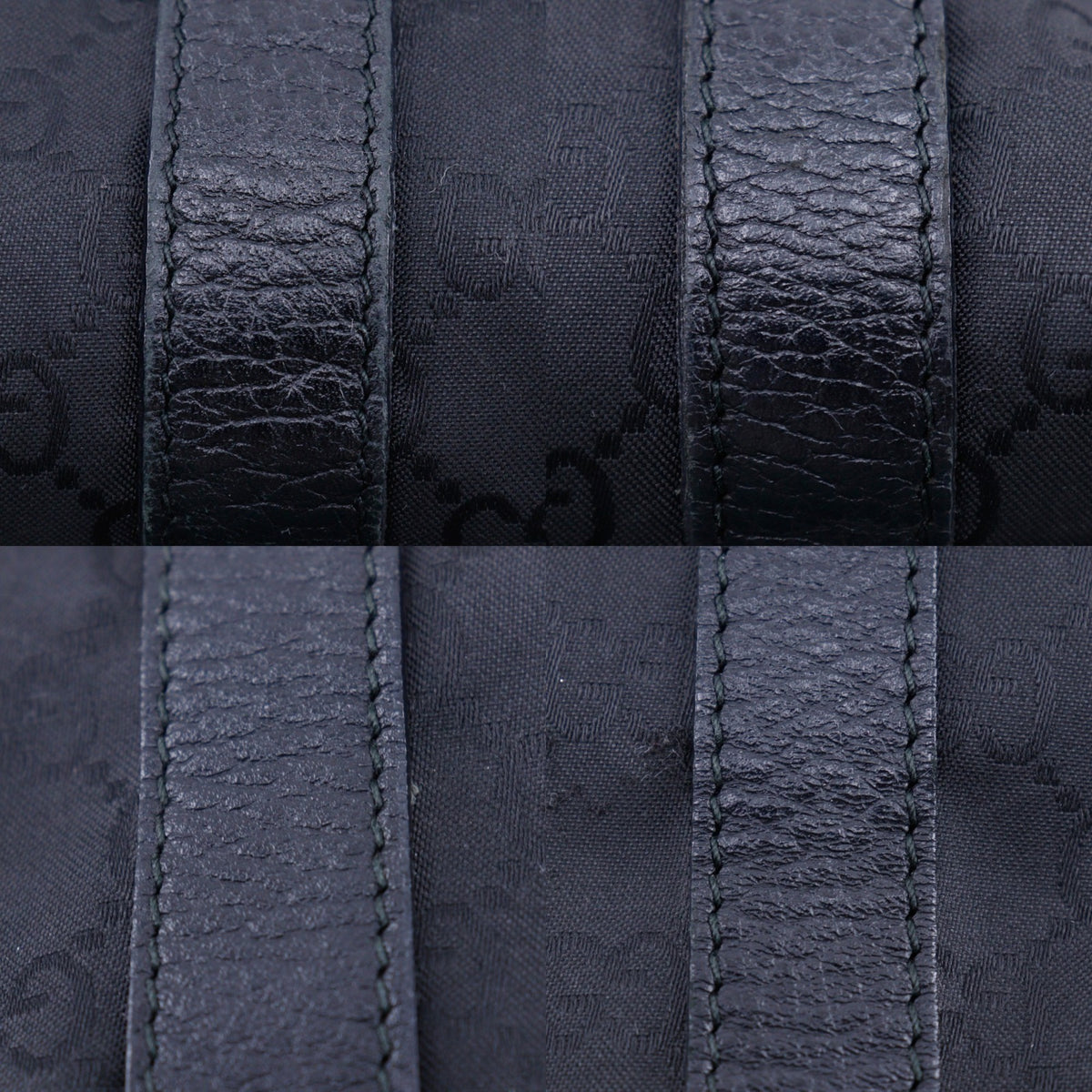 Gucci Black Nylon Canvas Tote Bag (Pre-Owned)