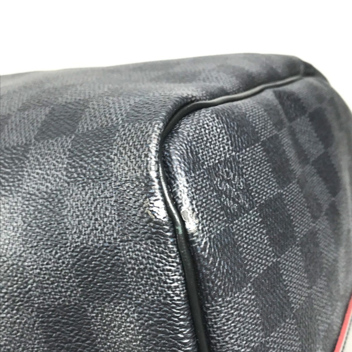 Louis Vuitton Black Damier Graphite Canvas Boston Bag (Pre-Owned)