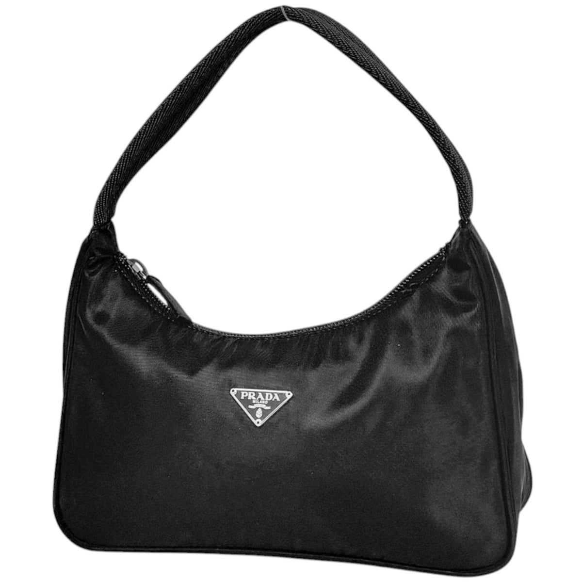 Prada Black Nylon Handbag (Pre-Owned)