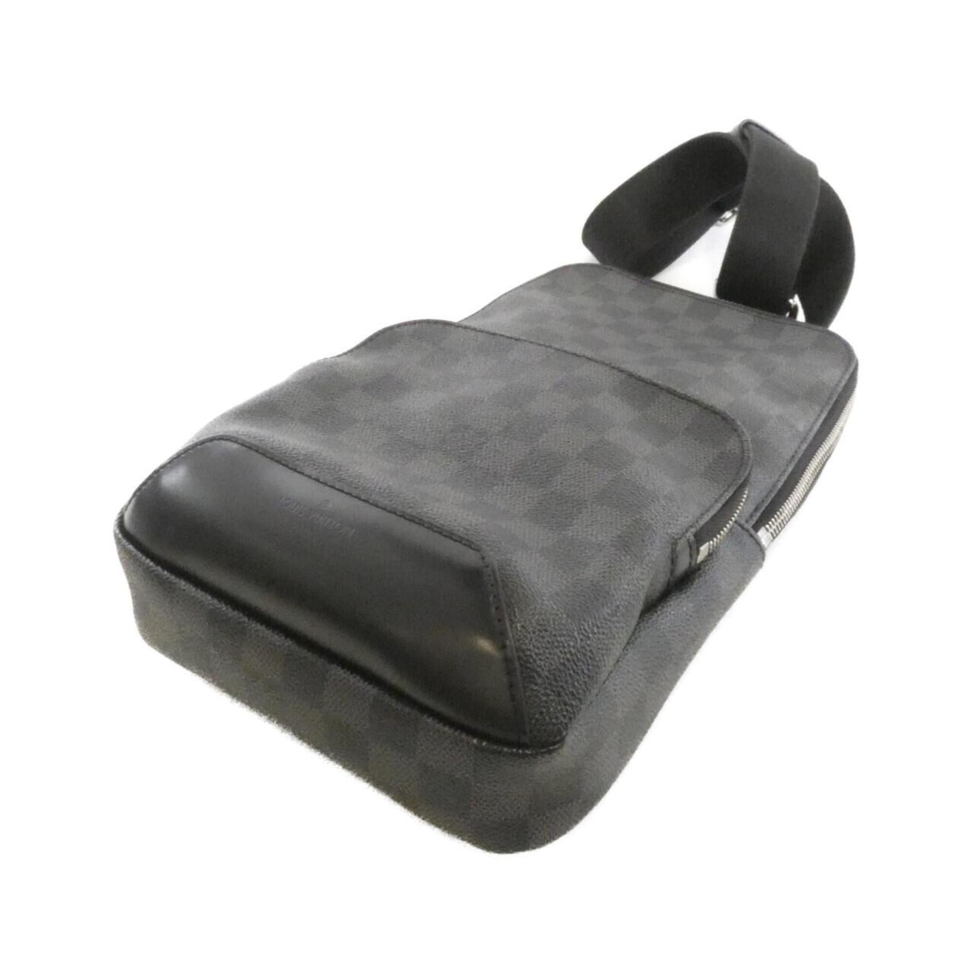 Louis Vuitton Graphite Coated Canvas Shoulder Bag (Pre-Owned)