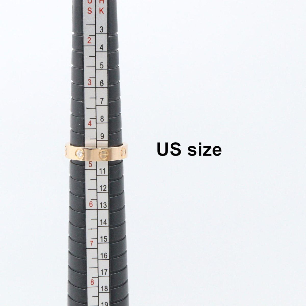 Cartier Gold Clear Pink Gold (18K) Band Ring (Pre-Owned)