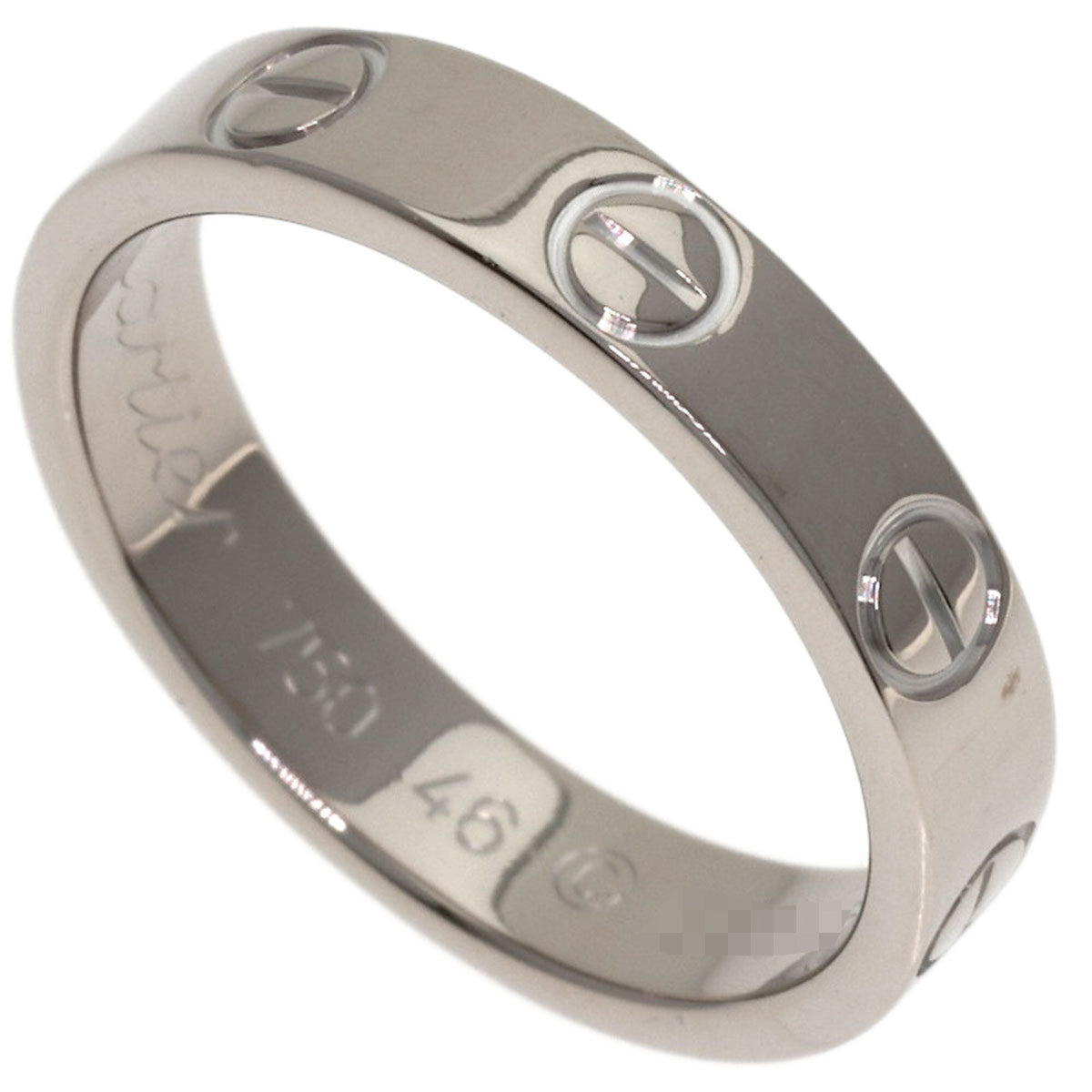 Cartier White Gold White Gold (18K) Band Ring (Pre-Owned)