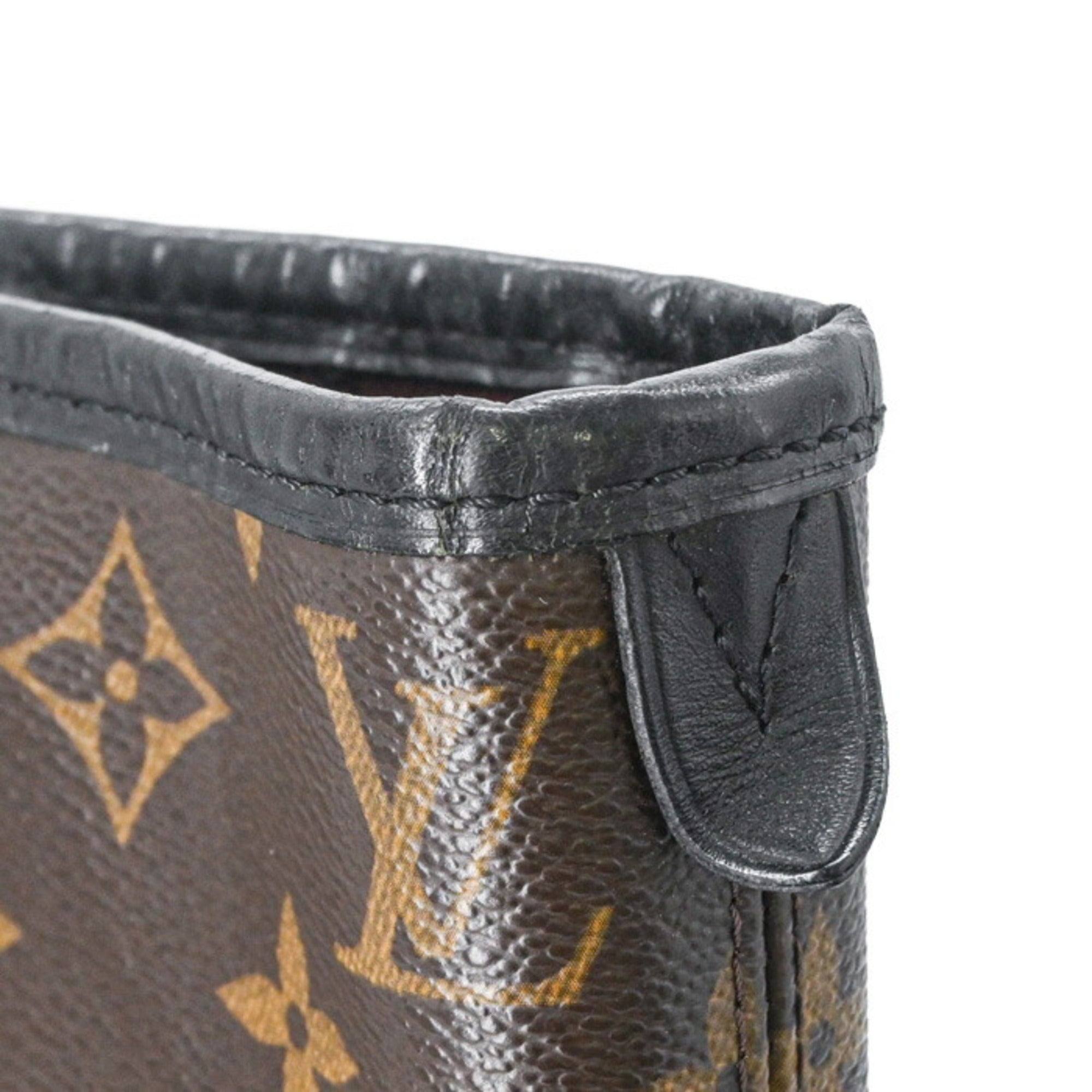 Louis Vuitton Black Brown Monogram Shoulder Bag Tote Bag (Pre-Owned)