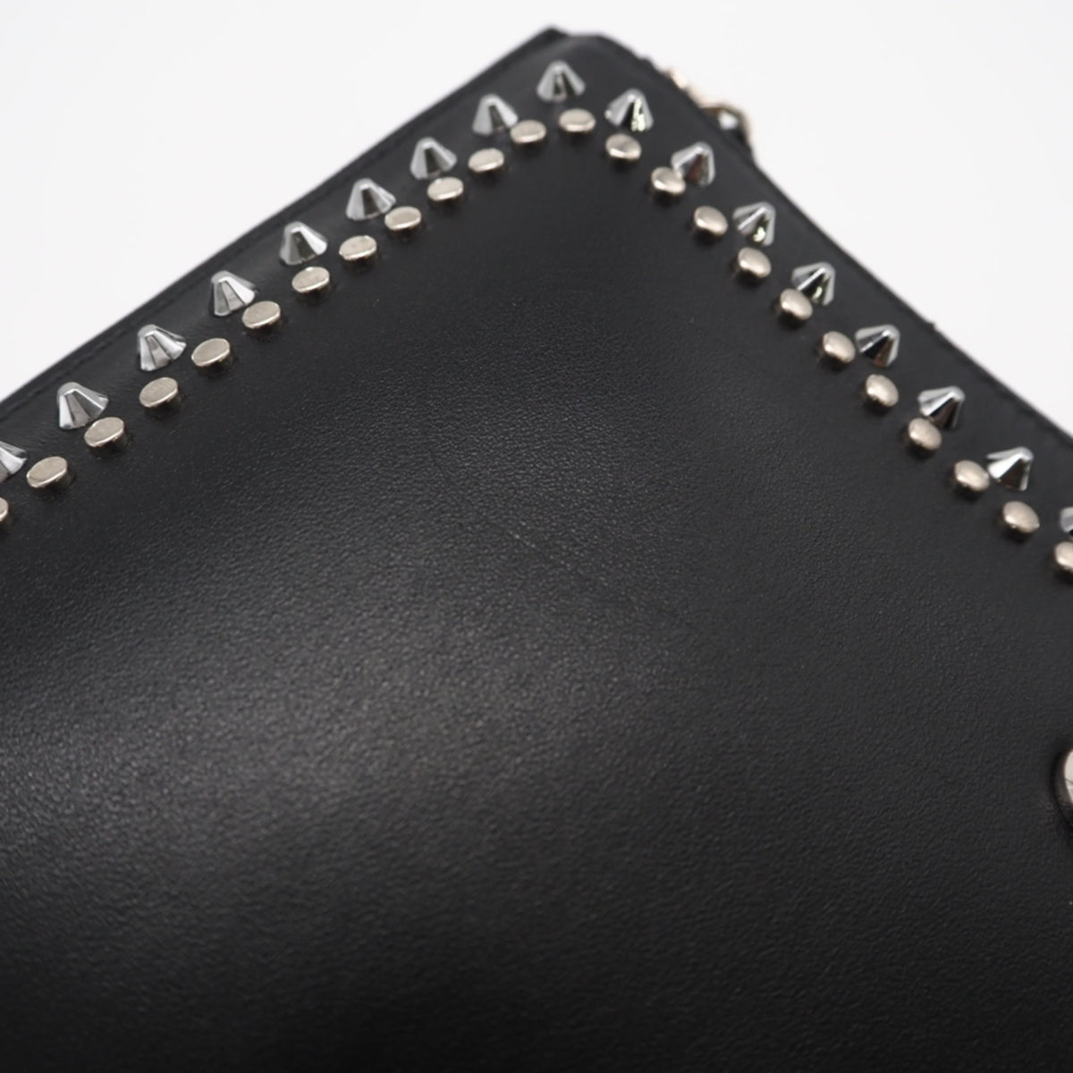Jimmy Choo Black Leather Clutch Bag (Pre-Owned)