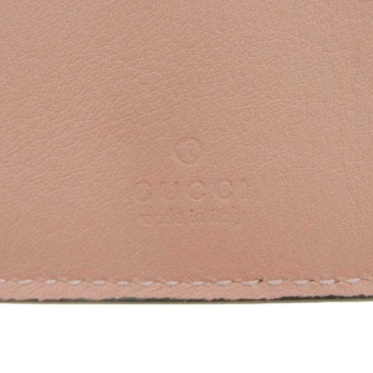 Gucci Dusty Pink Pink Leather Wallet (Bi-Fold) (Pre-Owned)