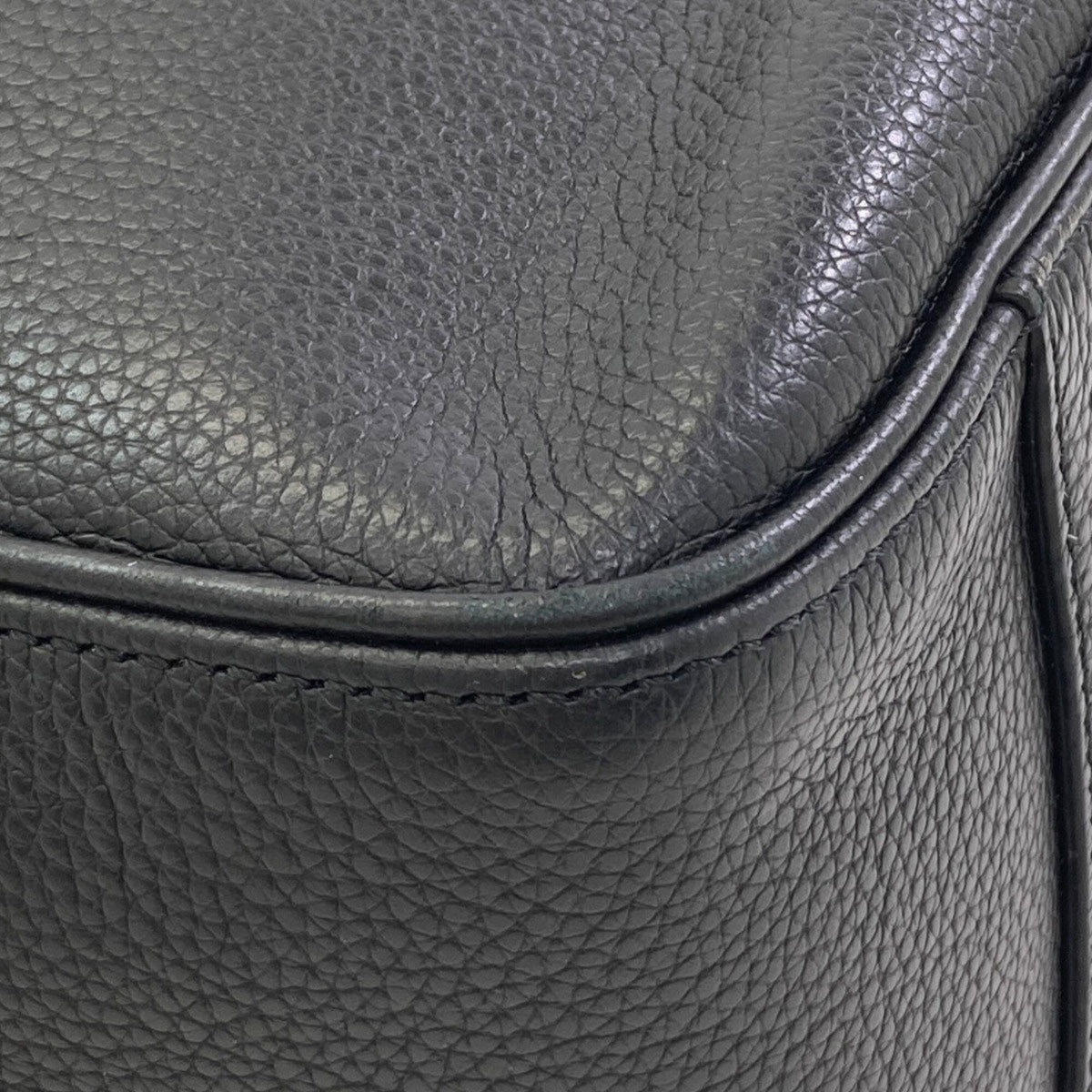 Christian Dior Black Leather Tote Bag (Pre-Owned)