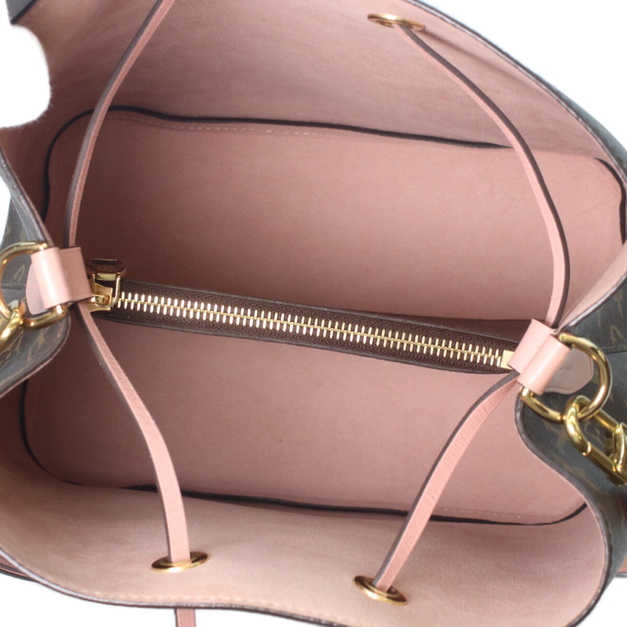Louis Vuitton Brown Monogram Pink Rose Poudre Monogram Rose Monogram Shoulder Bag (Pre-Owned)