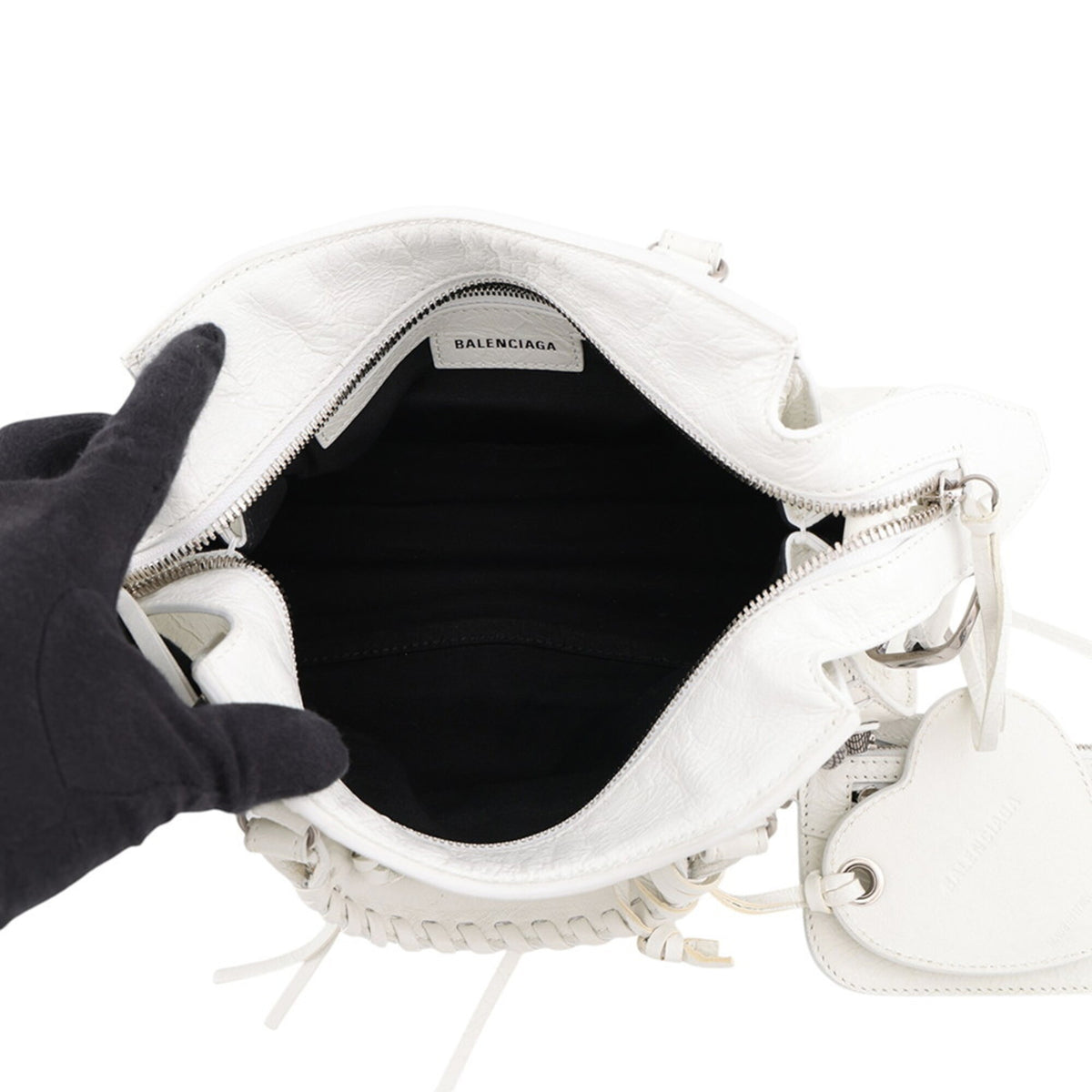 Balenciaga White Leather Handbag (Pre-Owned)