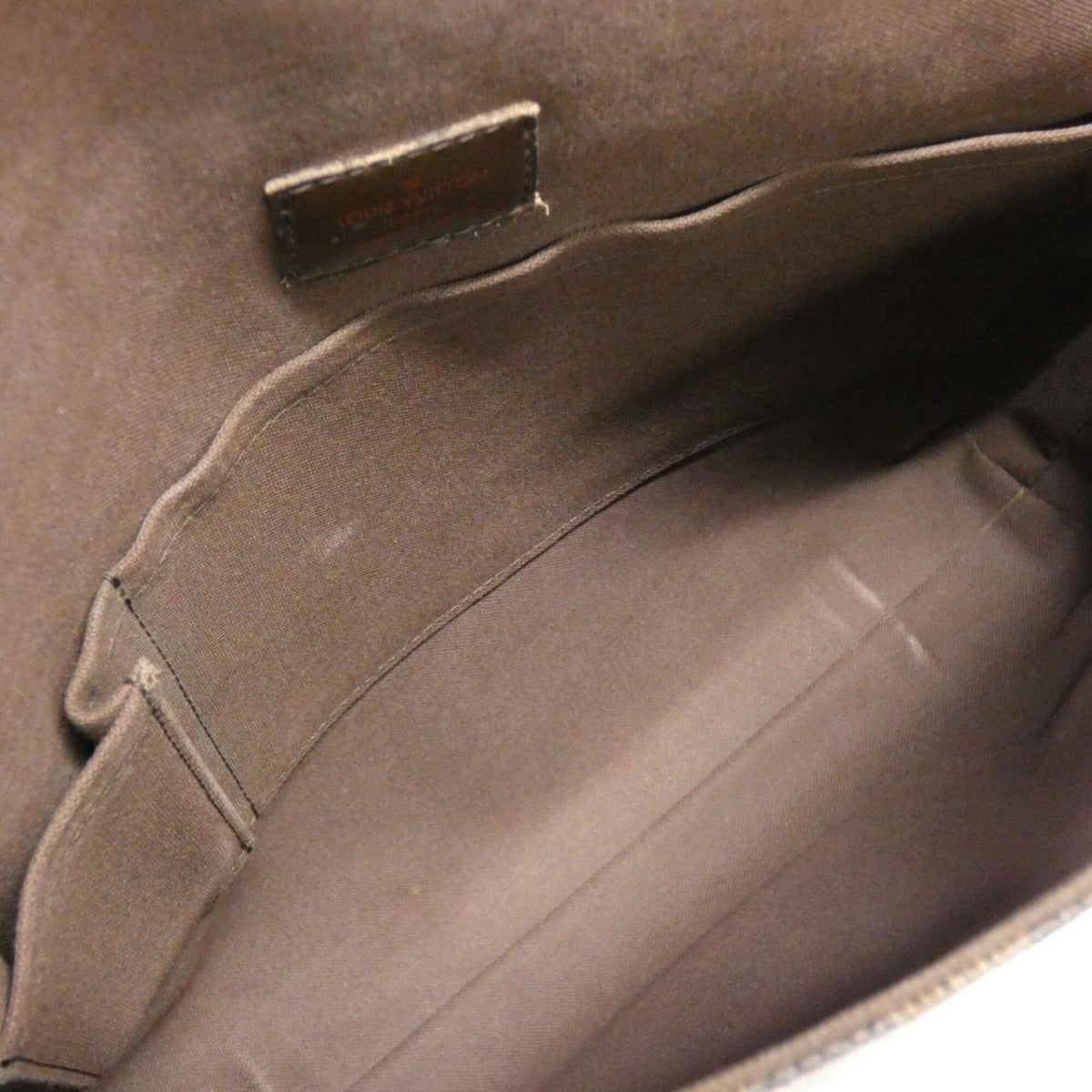 Louis Vuitton Ebene Coated Canvas Shoulder Bag (Pre-Owned)