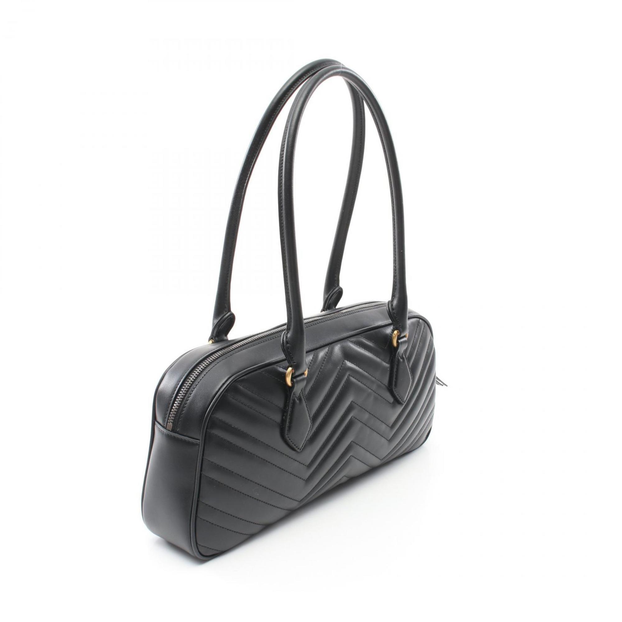 Gucci Black Leather Tote Bag (Pre-Owned)