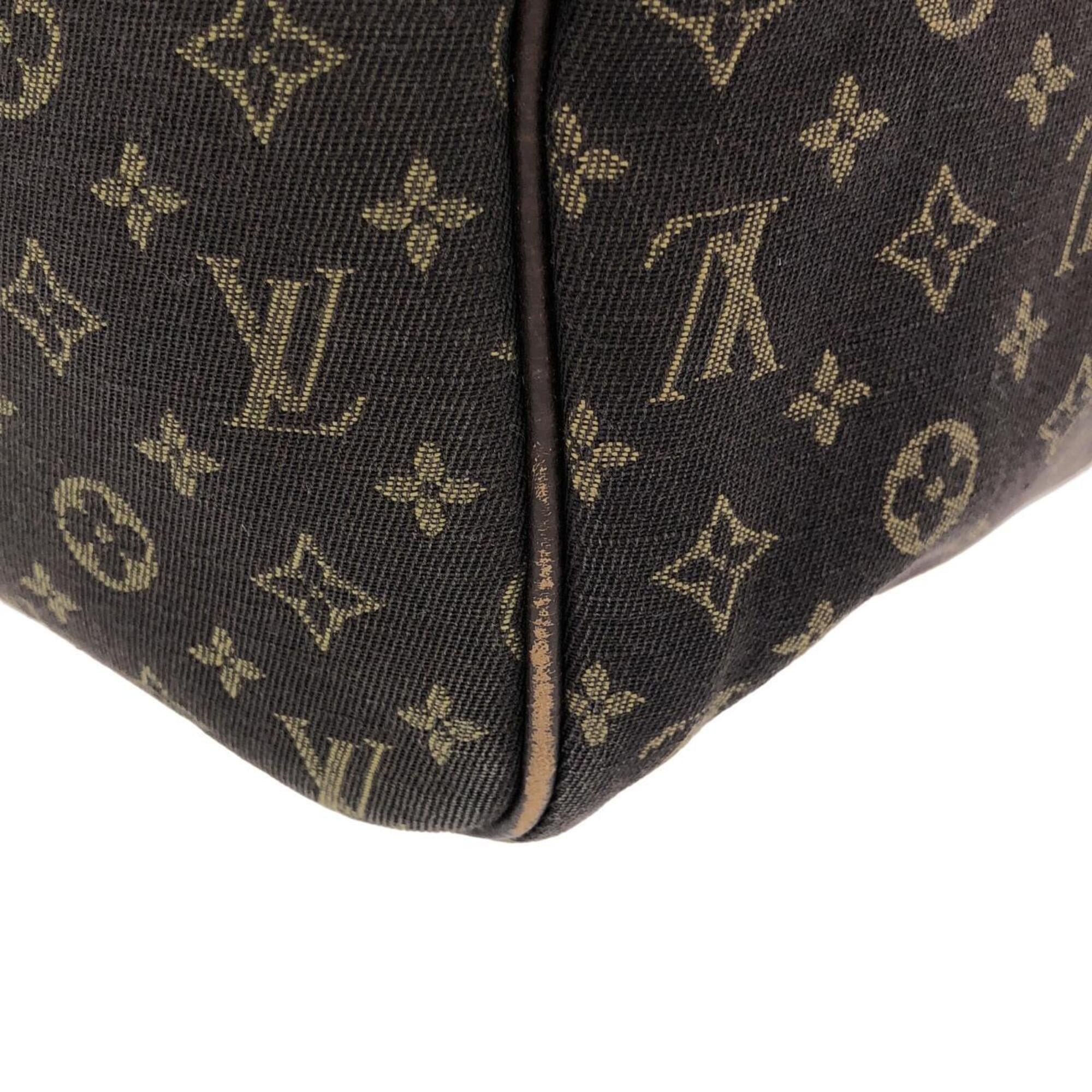 Louis Vuitton Monogram Mini Ebene Canvas Boston Bag (Pre-Owned)
