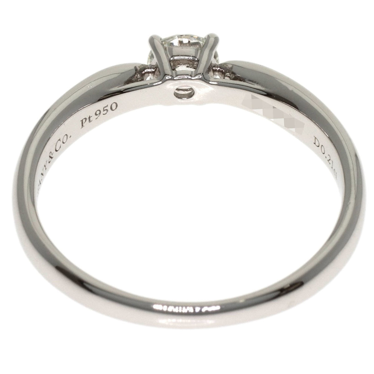 Tiffany Platinum 950 Band Ring (Pre-Owned)