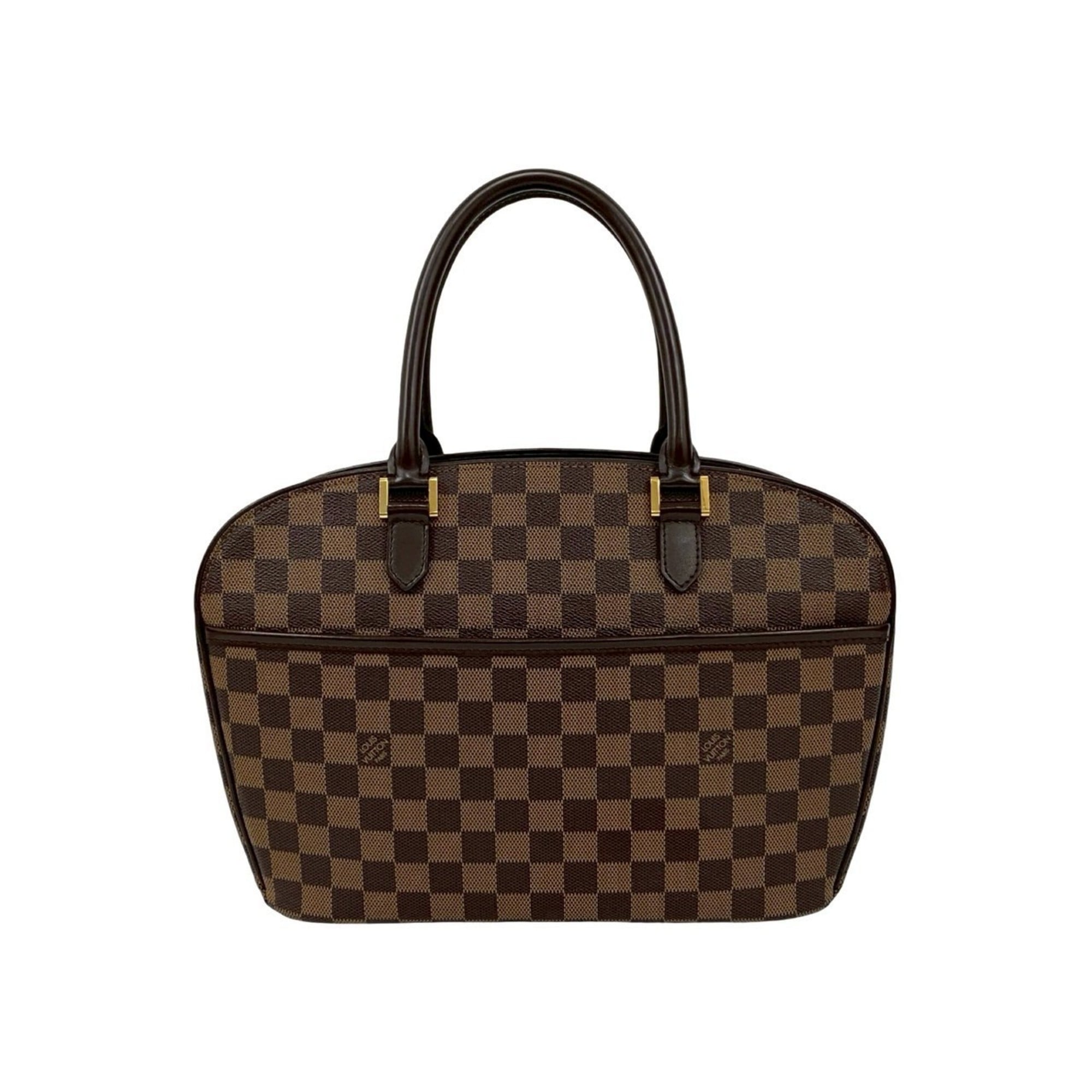 Louis Vuitton Brown Leather Pvc Boston Bag Handbag (Pre-Owned)